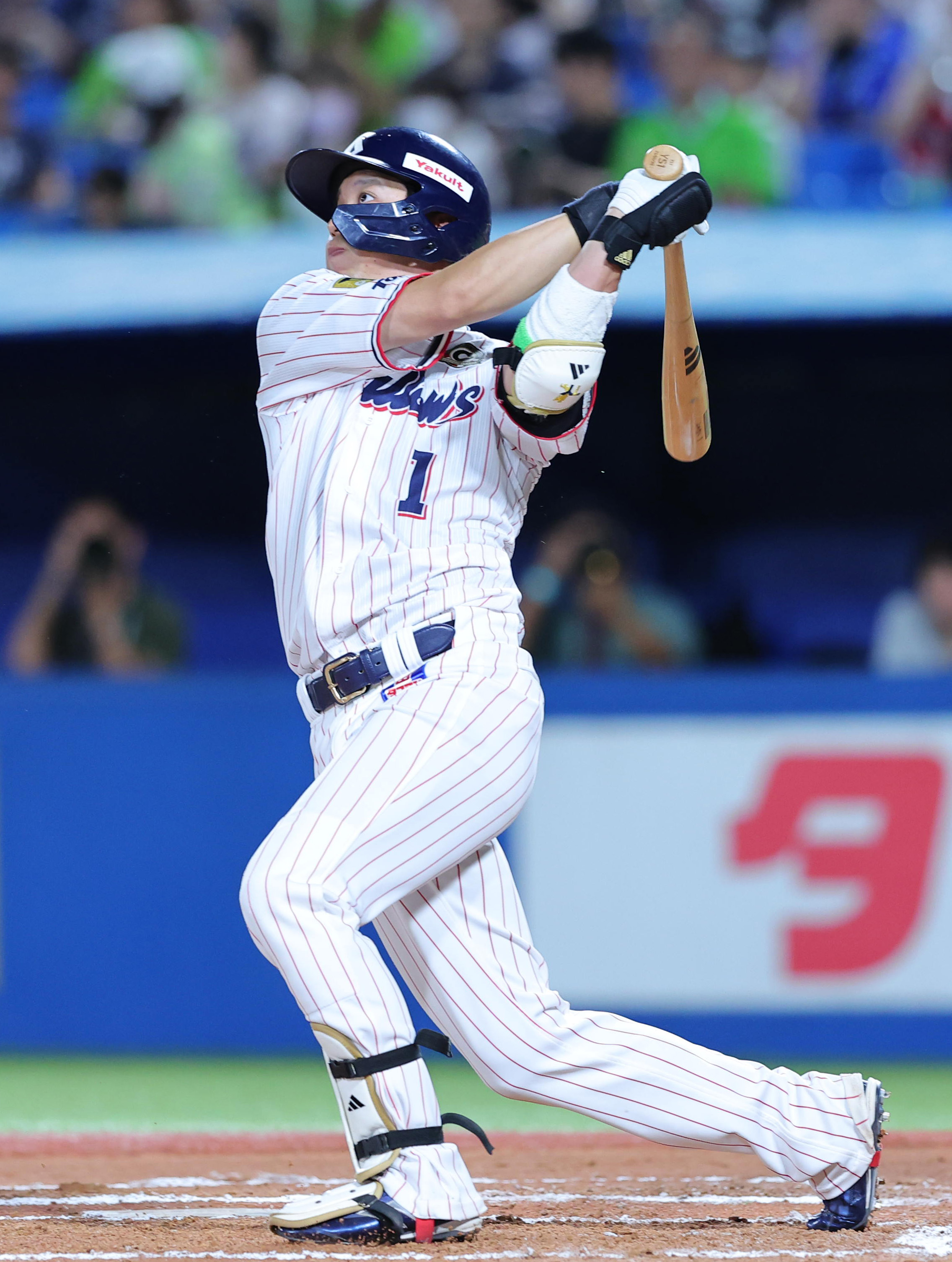 ヤクルト・山田哲人、12号ソロに「思い切って打ちにいきました ヤクルト・山田哲人、12号ソロに「思い切って打ちにいきました