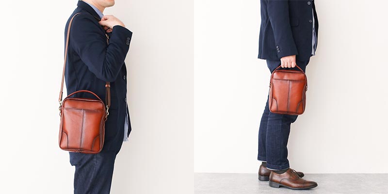 使い込むほどに味わい深まる「GEM BASIC 牛革ショルダーバッグ」 - イザ！