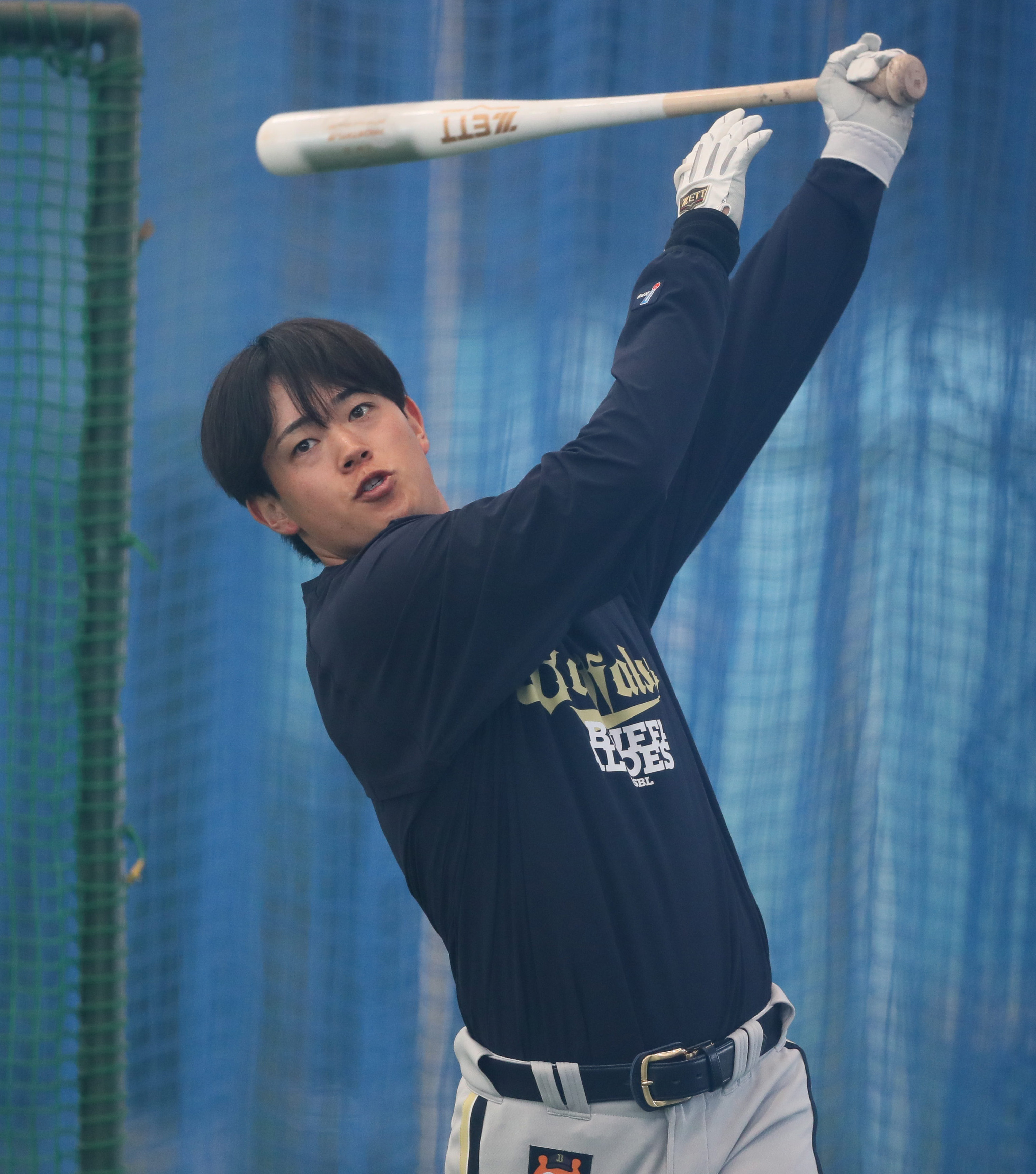 オリックス・太田椋、ライブBPで快音連発！ 「いい打球が飛んでくれた
