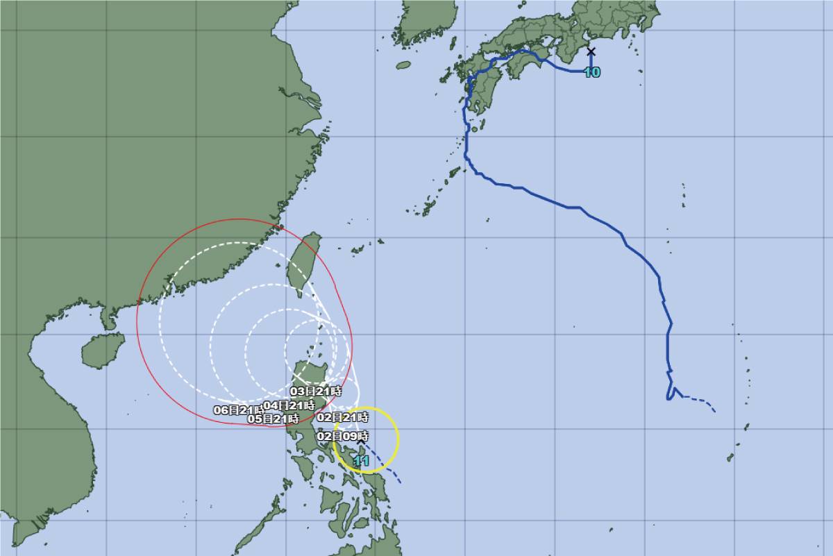 台風11号が発生 フィリピン東から北西、中国大陸へ - 産経ニュース