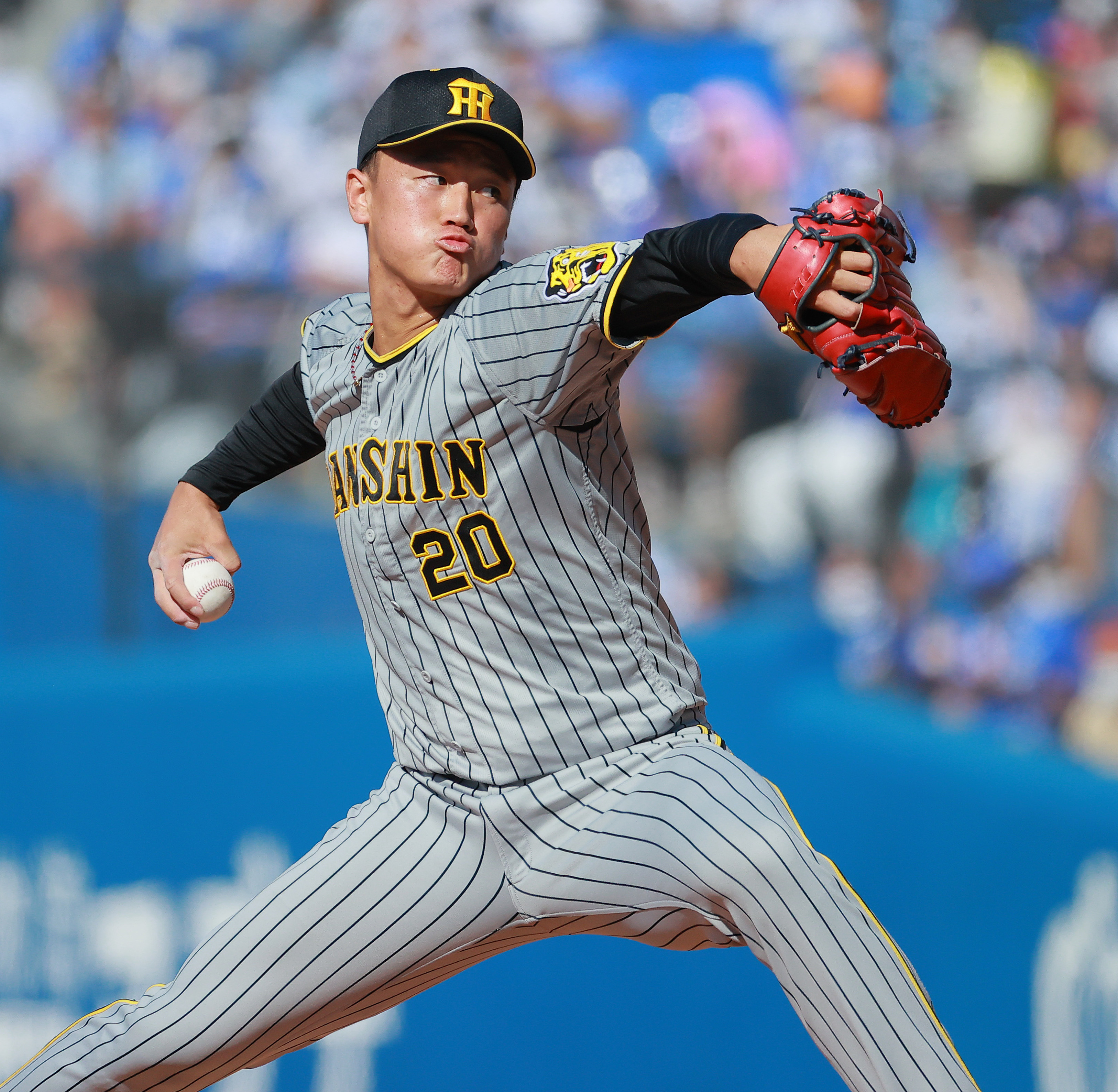 阪神・森木大智、三回途中5失点KO ハマスタで悔しさにじませる 