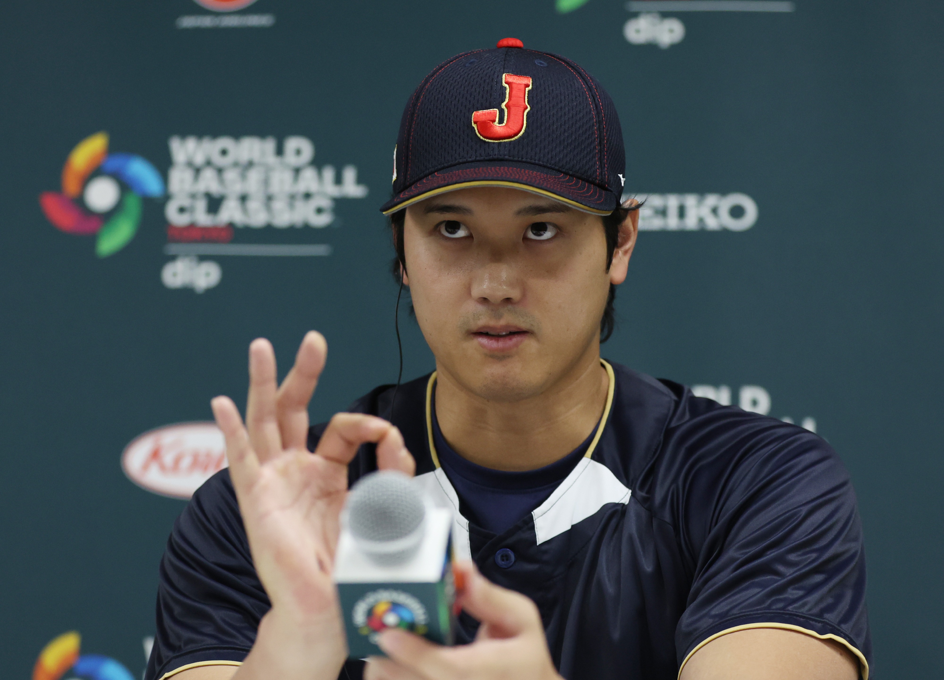大谷翔平、侍ジャパン〝裏番長〟『お茶たてポーズ』完成舞台裏「最初 