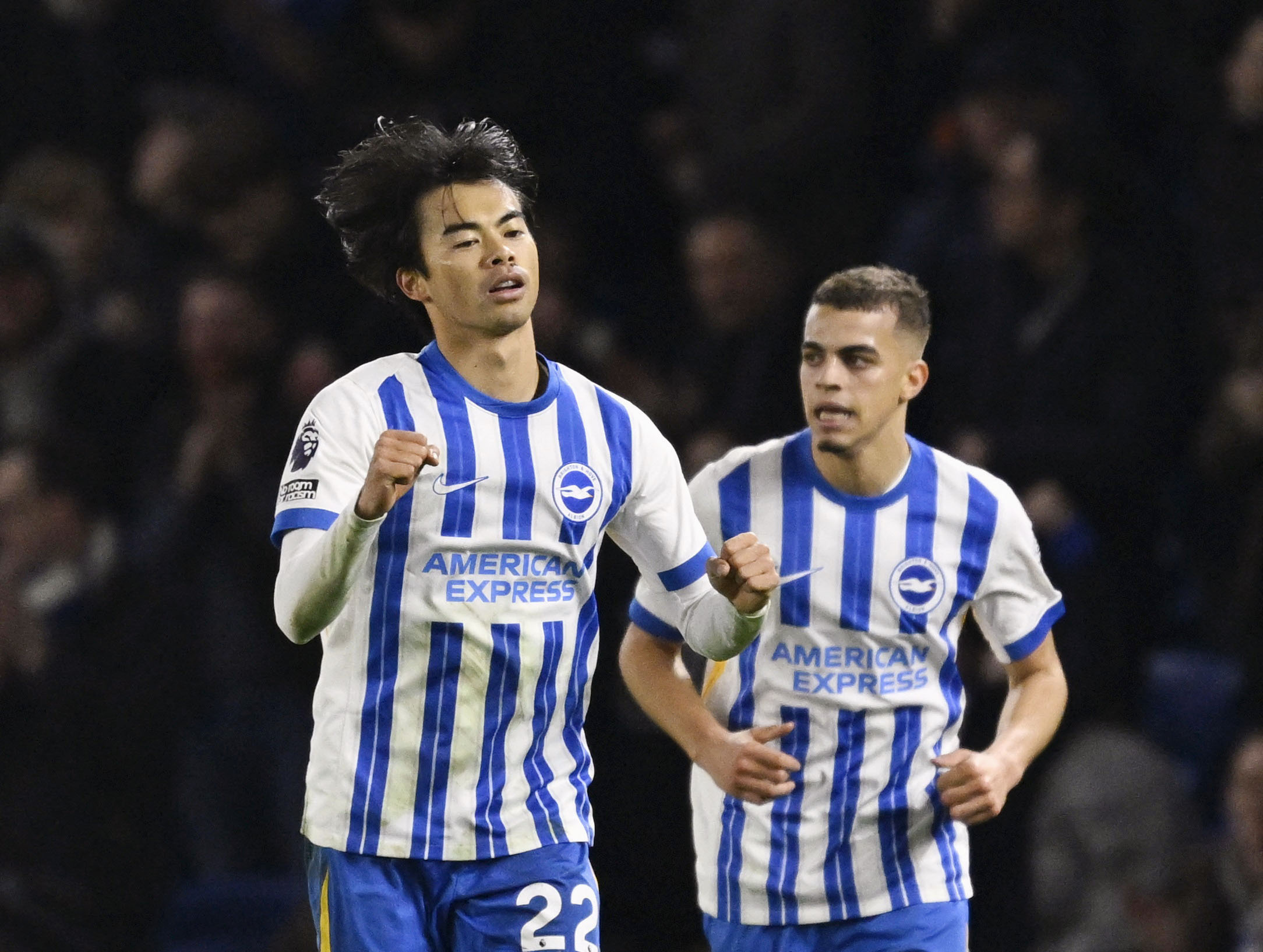 ブライトンの三笘薫が2試合連続ゴール 英サッカープレミアリーグ（写真 