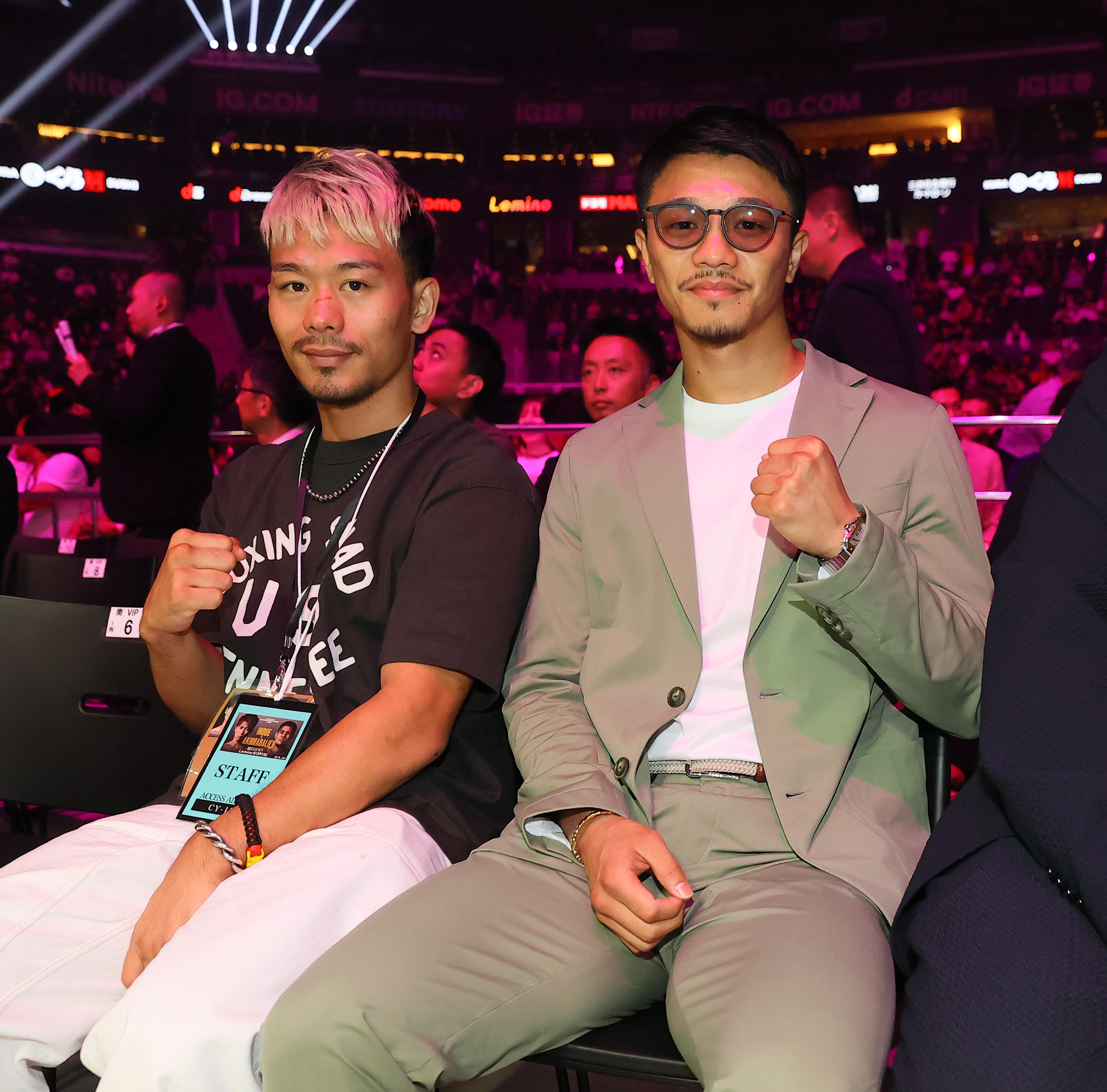 井上なおまさ 星の谷 ボクシング】井上尚弥の試合をリングサイドで観戦した中谷潤人、「より