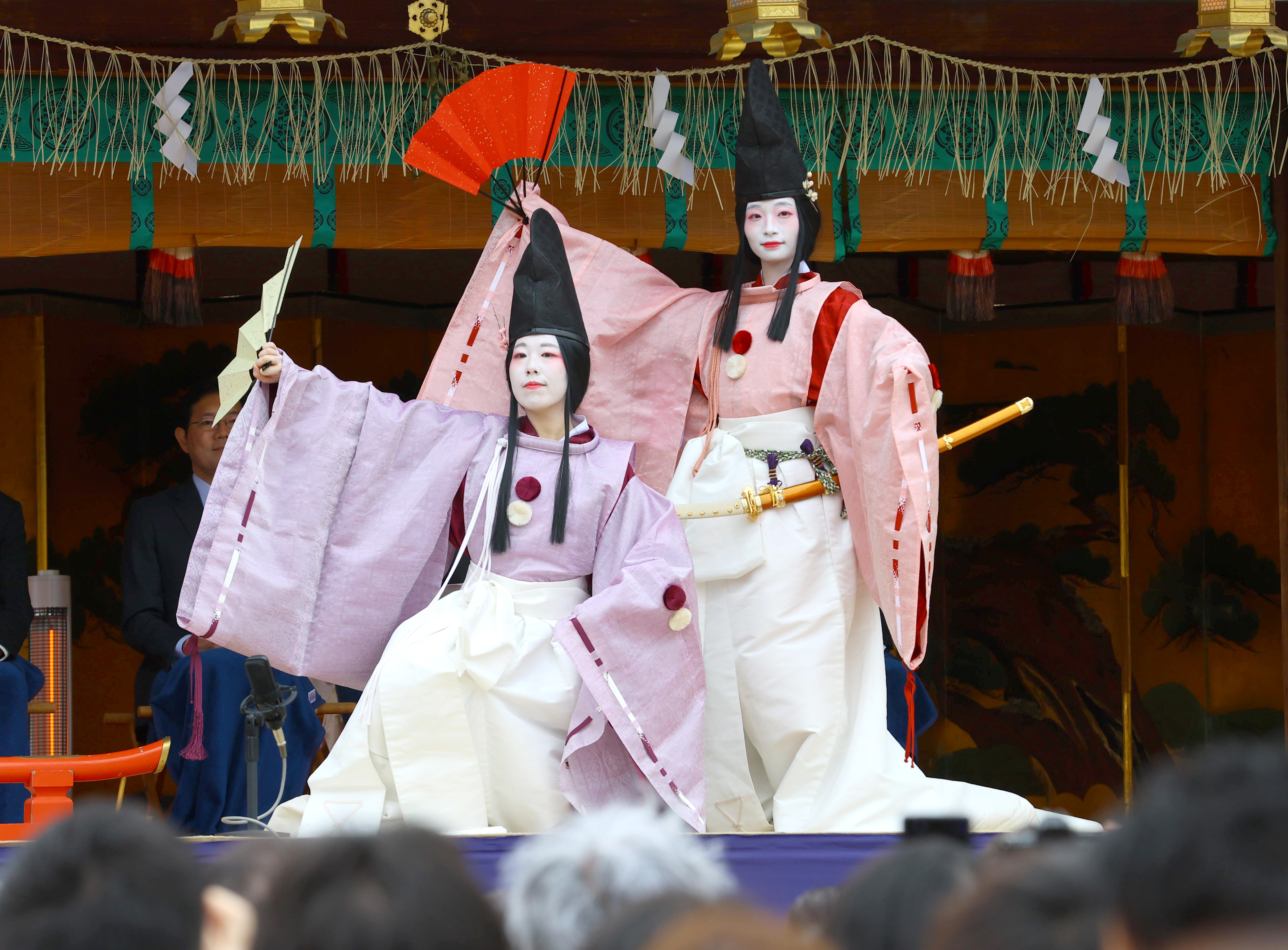和魂漢才を体現 、京都・北野天満宮で「曲水の宴」平安貴族の歌会