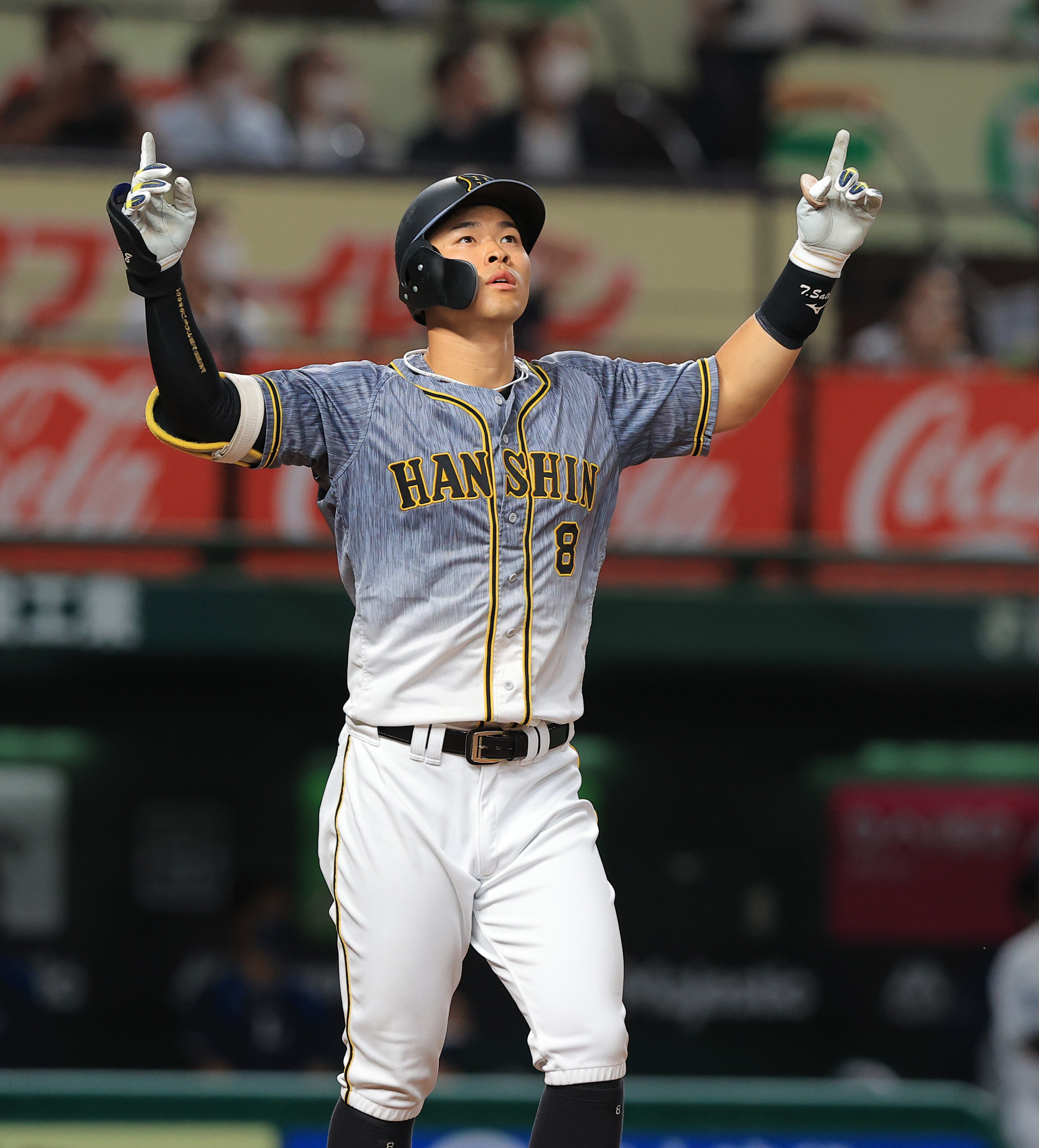 佐藤輝明が語る100号の軌跡】伝説の1試合3発「本当に何も考えてなかっ