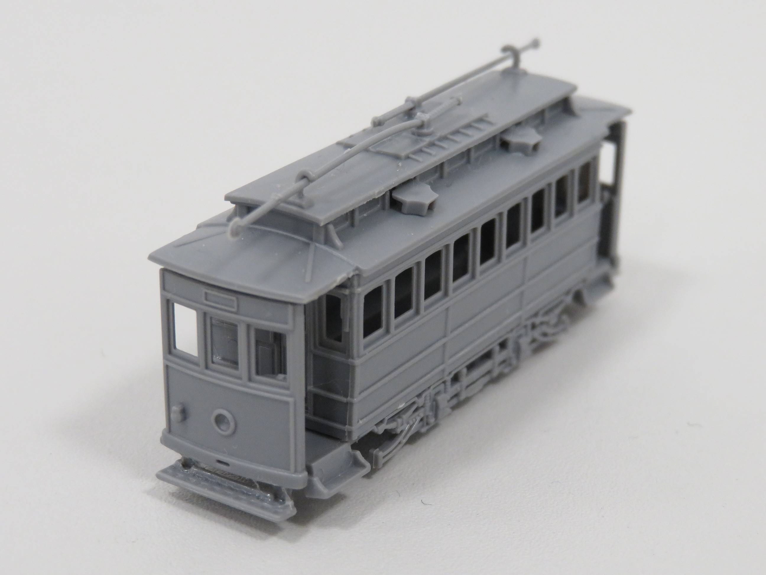 限定品】【早い者勝ち】京都市電プラモデル N電1号電車 - 鉄道模型