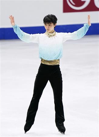 羽生結弦、「バラード第１番」でＳＰ世界最高１１１・８２点！初Ｖへ