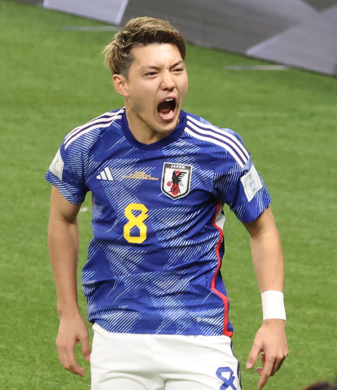 サッカー日本代表 レプリカユニフォーム 堂安律 Lサイズ - 応援