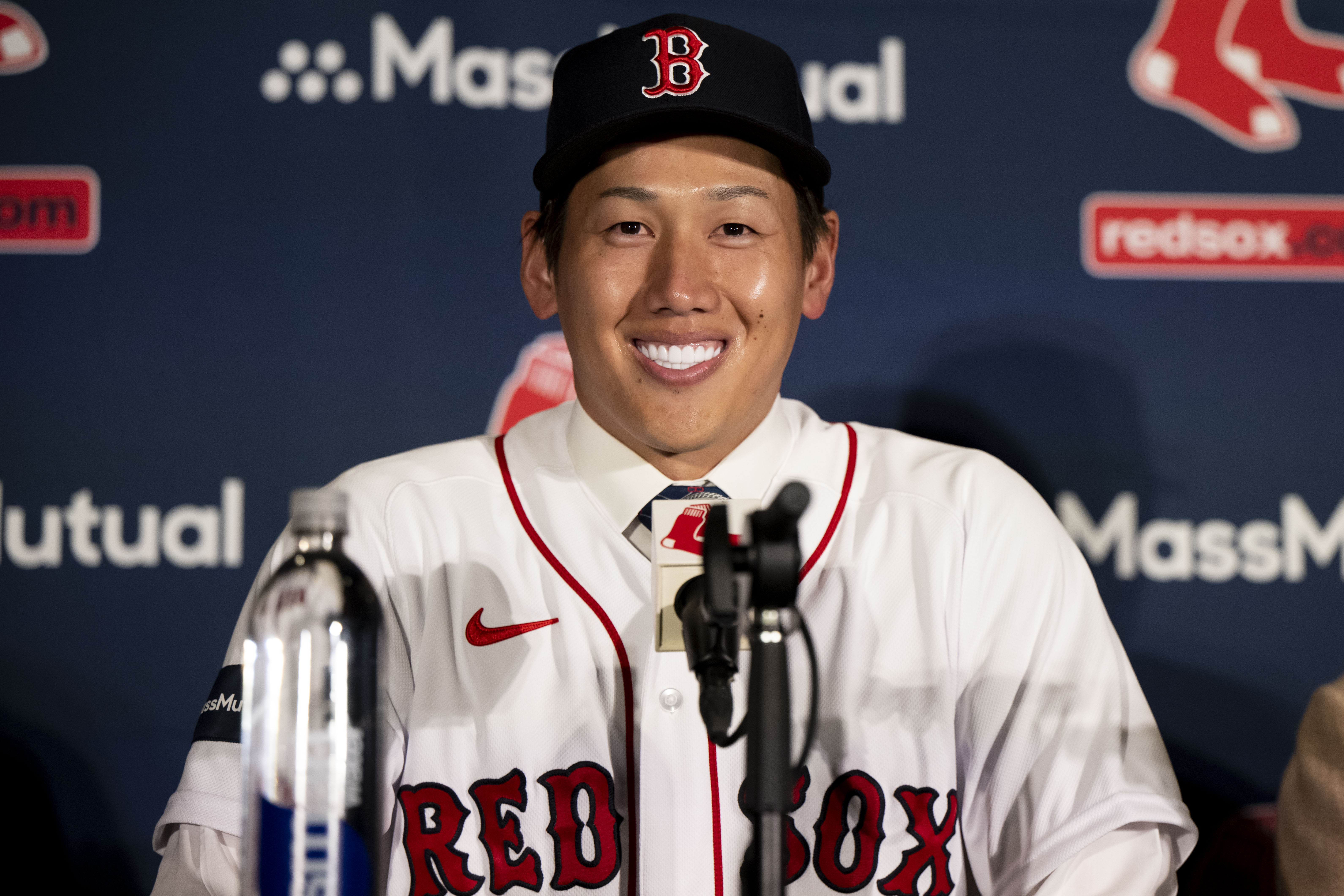 ボストン・レッドソックス 吉田選手 ボブルヘッド FOCO製。96体限定版