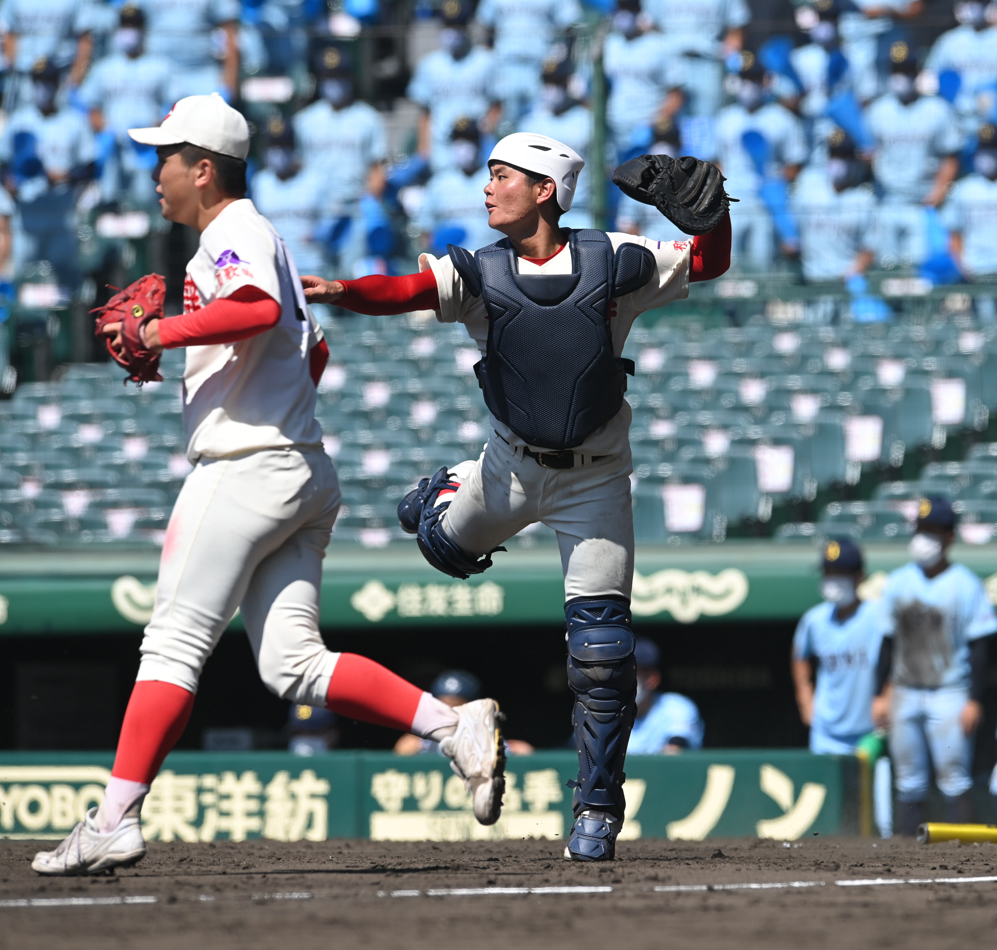 近江・多賀監督、五回の送りバント失敗は「私の采配ミス