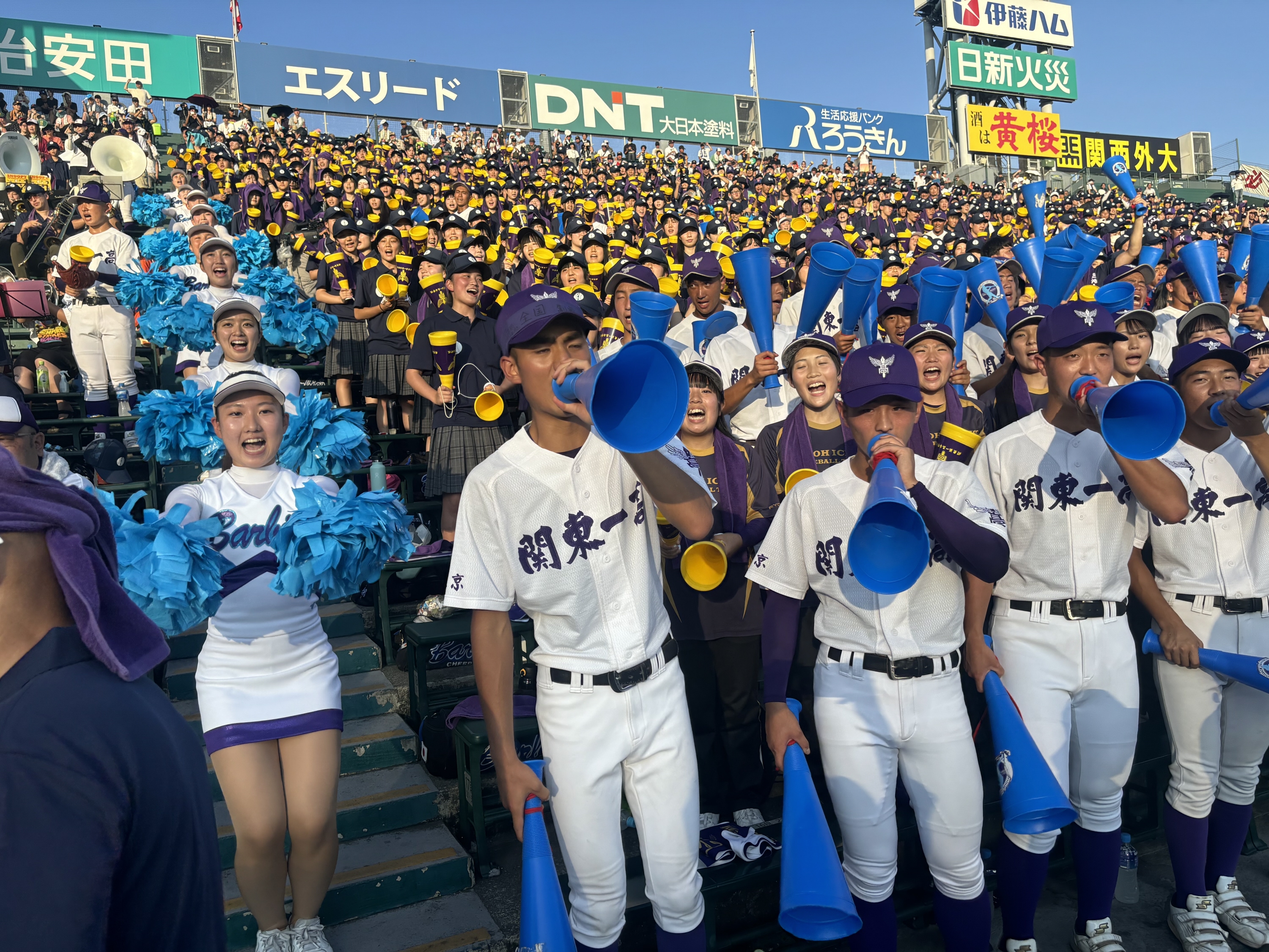 関東第一、13安打猛攻で北陸下す アルプス1200人が加勢 全国高校