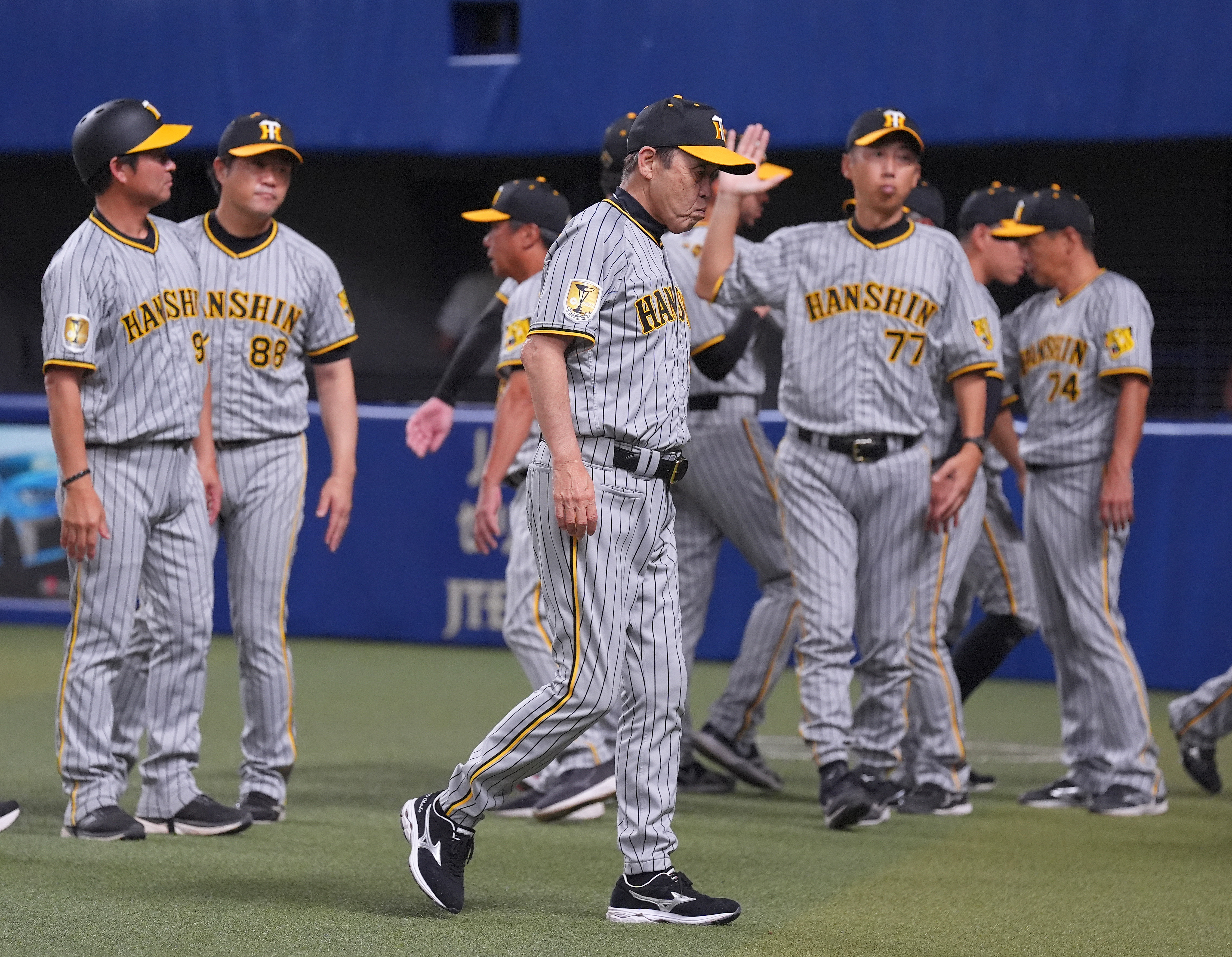 阪神タイガース ニッカポッカ できあがる
