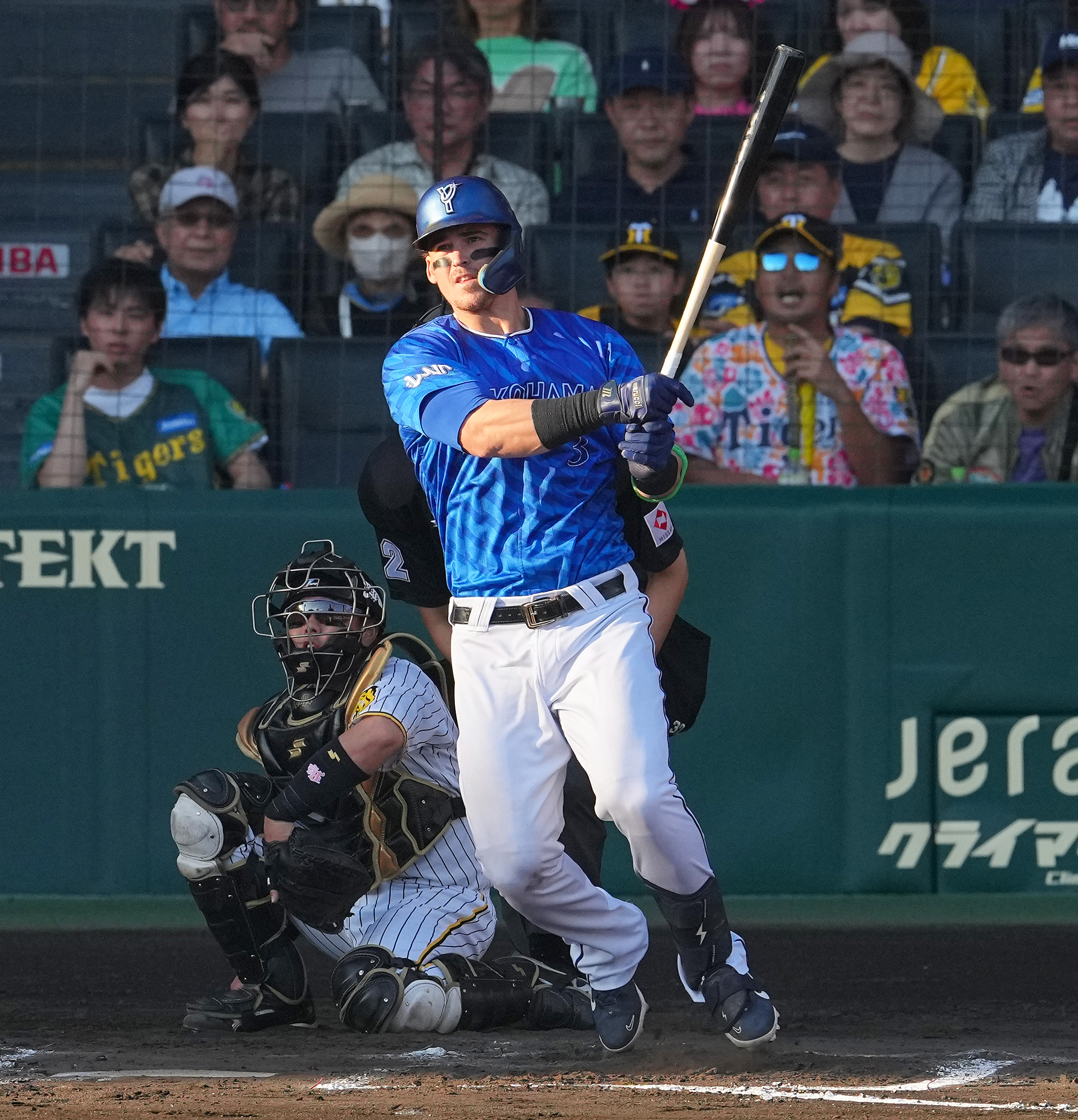 DeNA・オースティン、来日5年目CS初スタメンで2点二塁打「良いところに