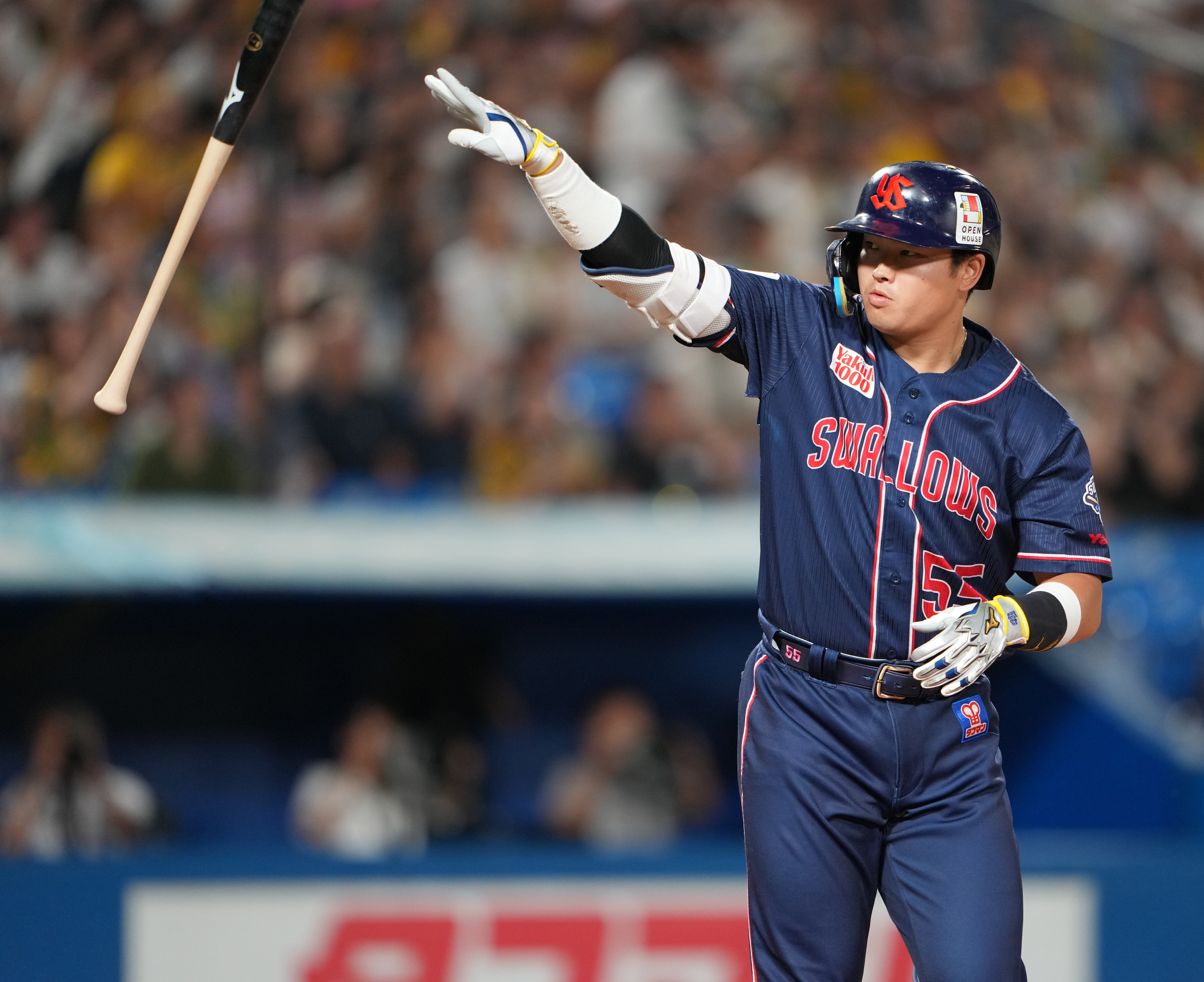 ヤクルト　村上宗隆　バット削りくず入り 必勝祈願　お守り ヤクルト】村上宗隆が合流後即4番出場「まだバットのスイングと