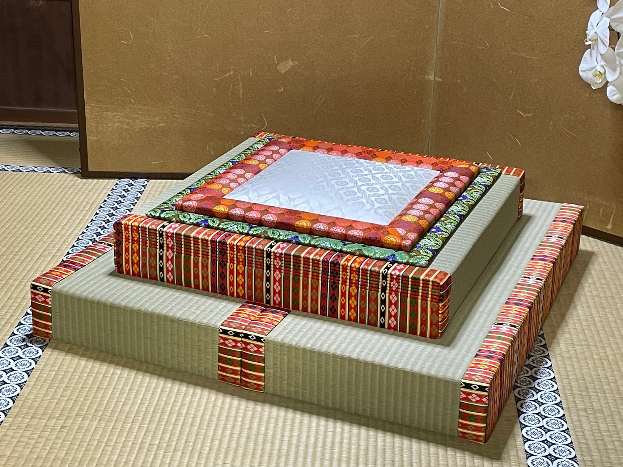 □ 有職畳工芸作品集 畳技術大図鑑 総集編 安い 昭和57年4月5日 発行