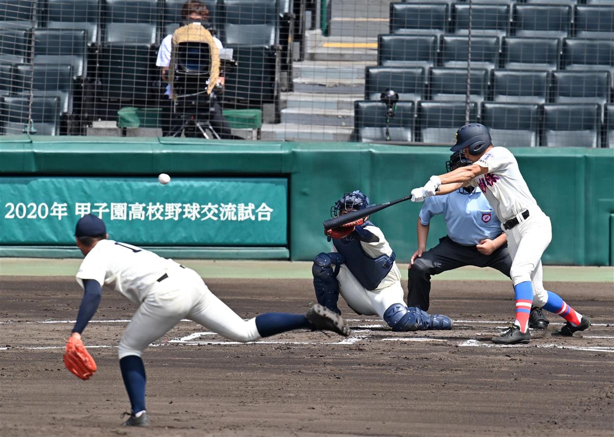 花咲徳栄、大分商に勝利 先発の高森が５安打に抑え完投／甲子園交流