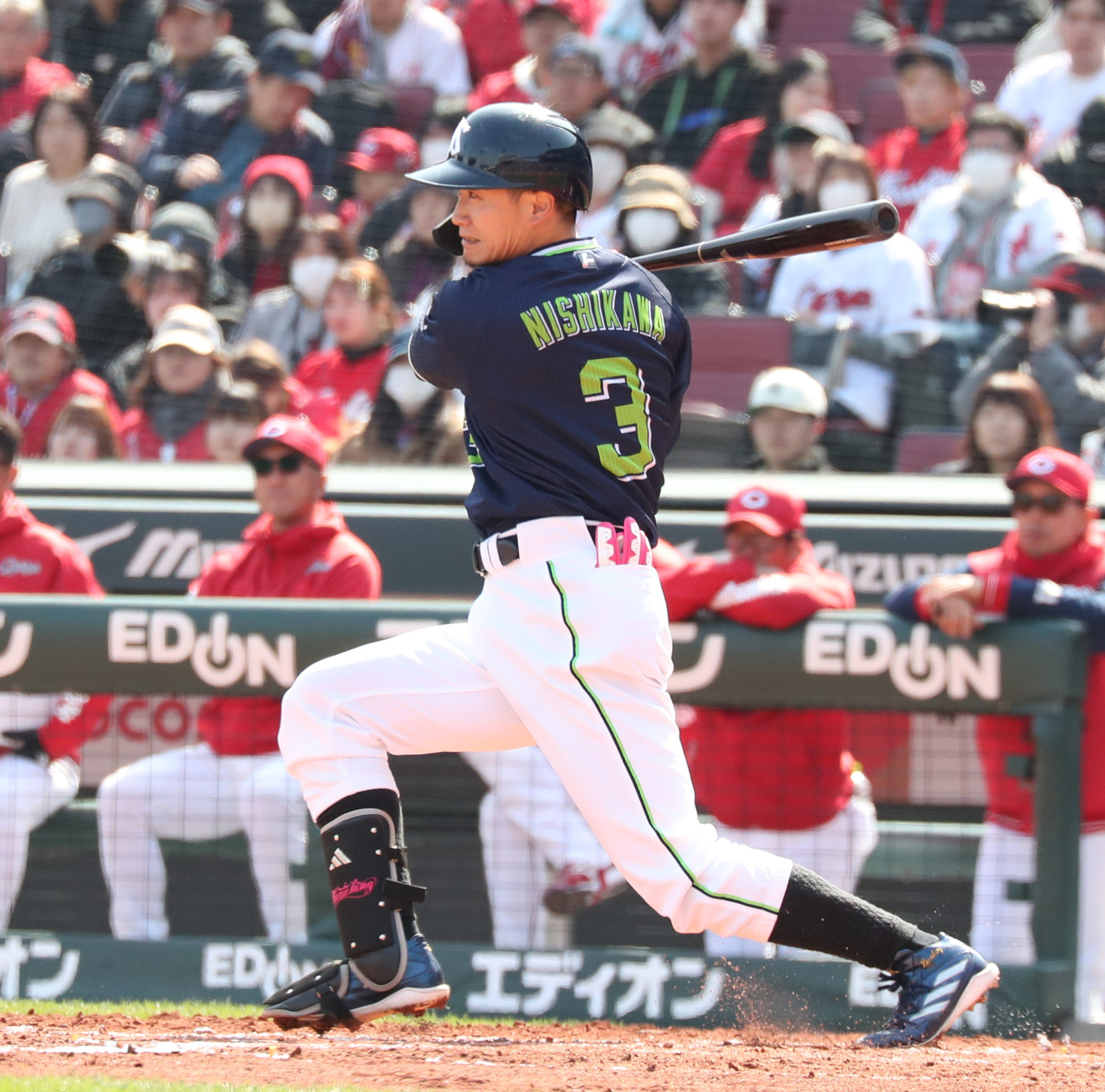 ヤクルト・西川遥輝、OP戦長打率・750「いい打球が飛んでいる