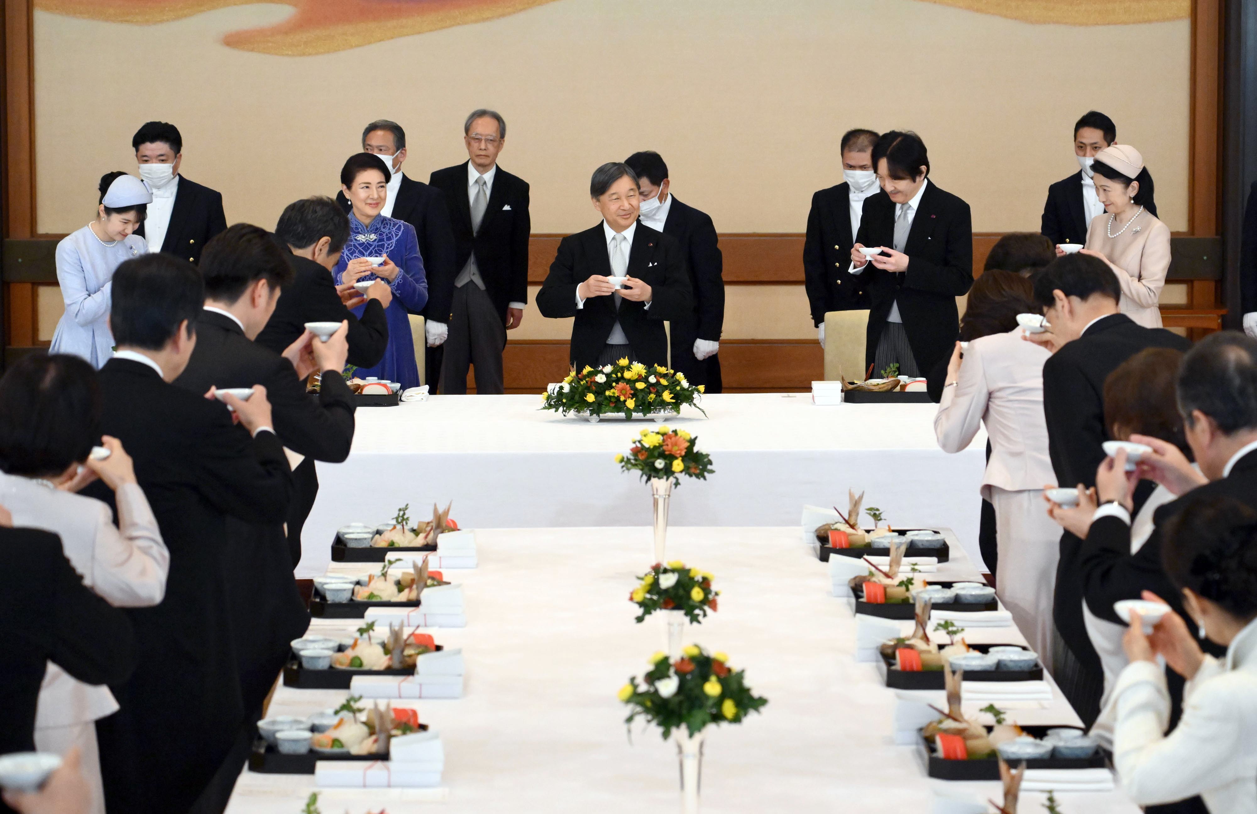 5年ぶりに「宴会の儀」 天皇誕生日、招待客を縮小して開催 宮内庁