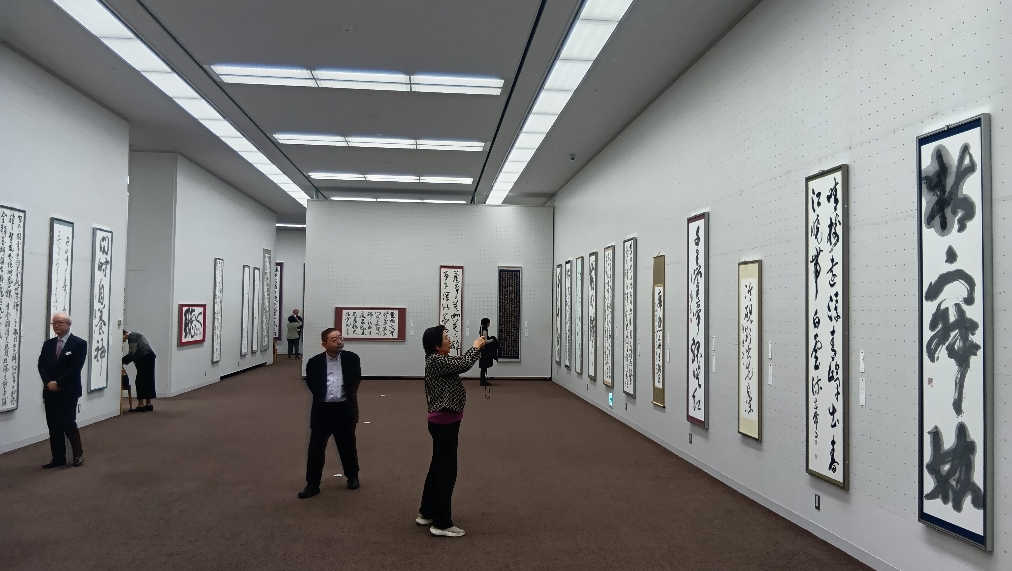 漢字主体の見応えある作品揃う 「公募第60回記念 天真書道会展