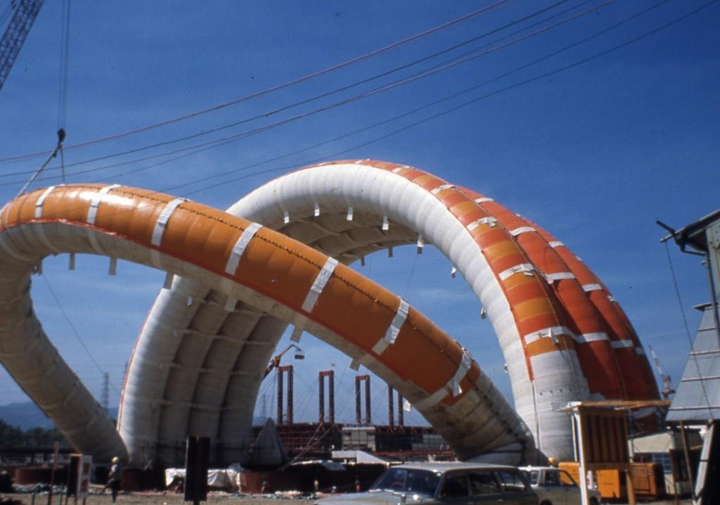 【EXPO'70の建築―パビリオン・基幹施設の計画と工法 】工業調査会 EXPO'70秘話 太陽工業の挑戦（上）】厚さ4ミリ生地で富士