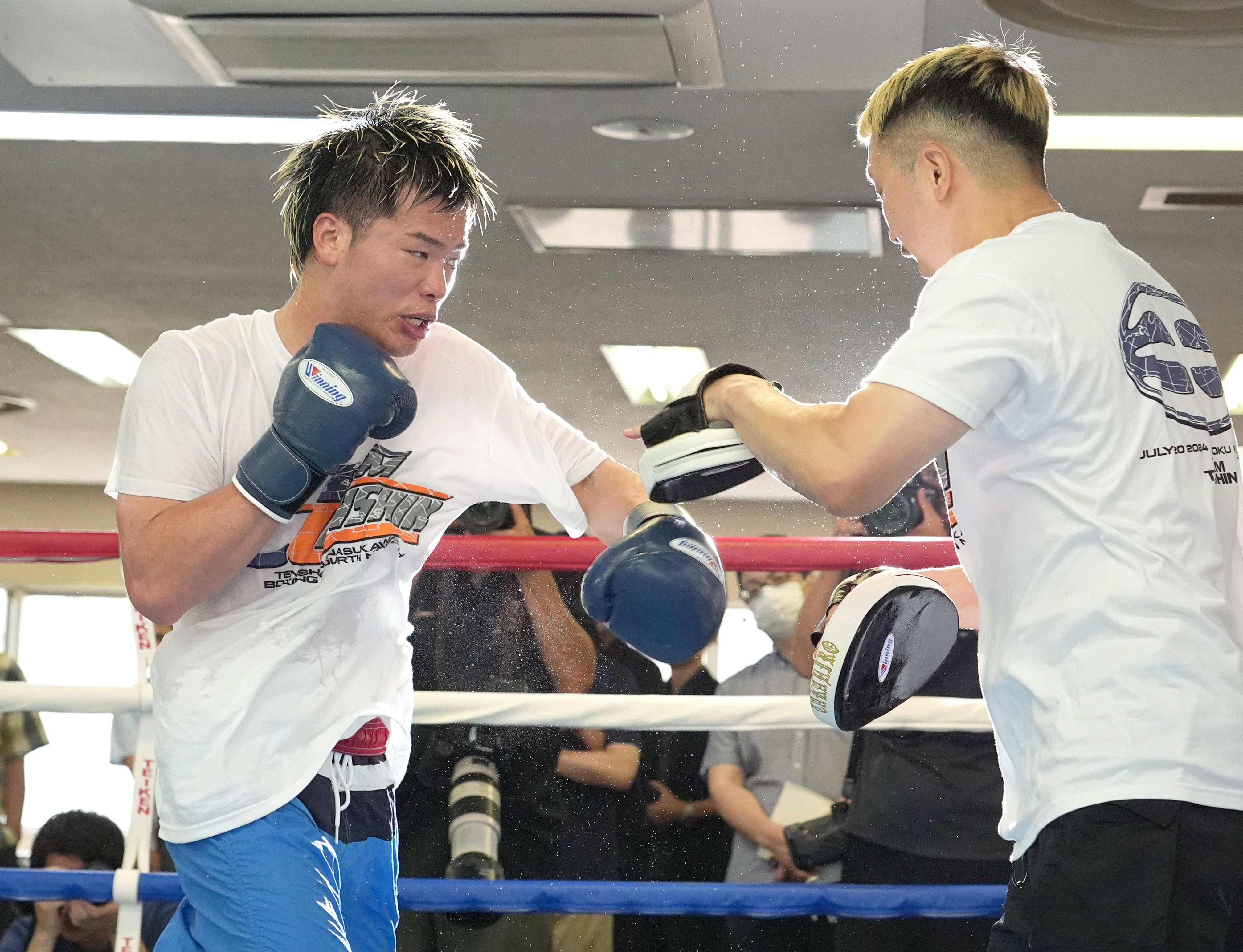 TEAM TENSHIN ボクシングTシャツ 2024両国 TEAM TENSHIN