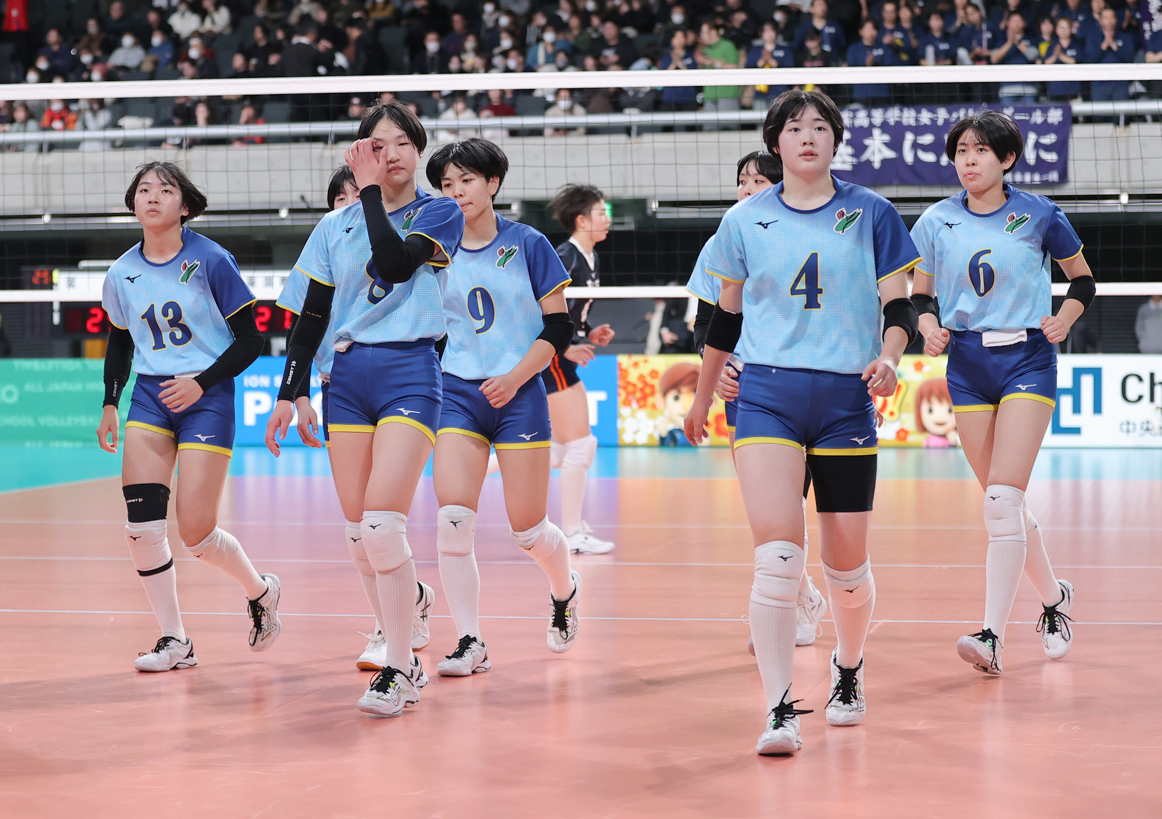 春高バレー】大阪国際は準決勝進出ならず 主将の宮川絢花「思うような