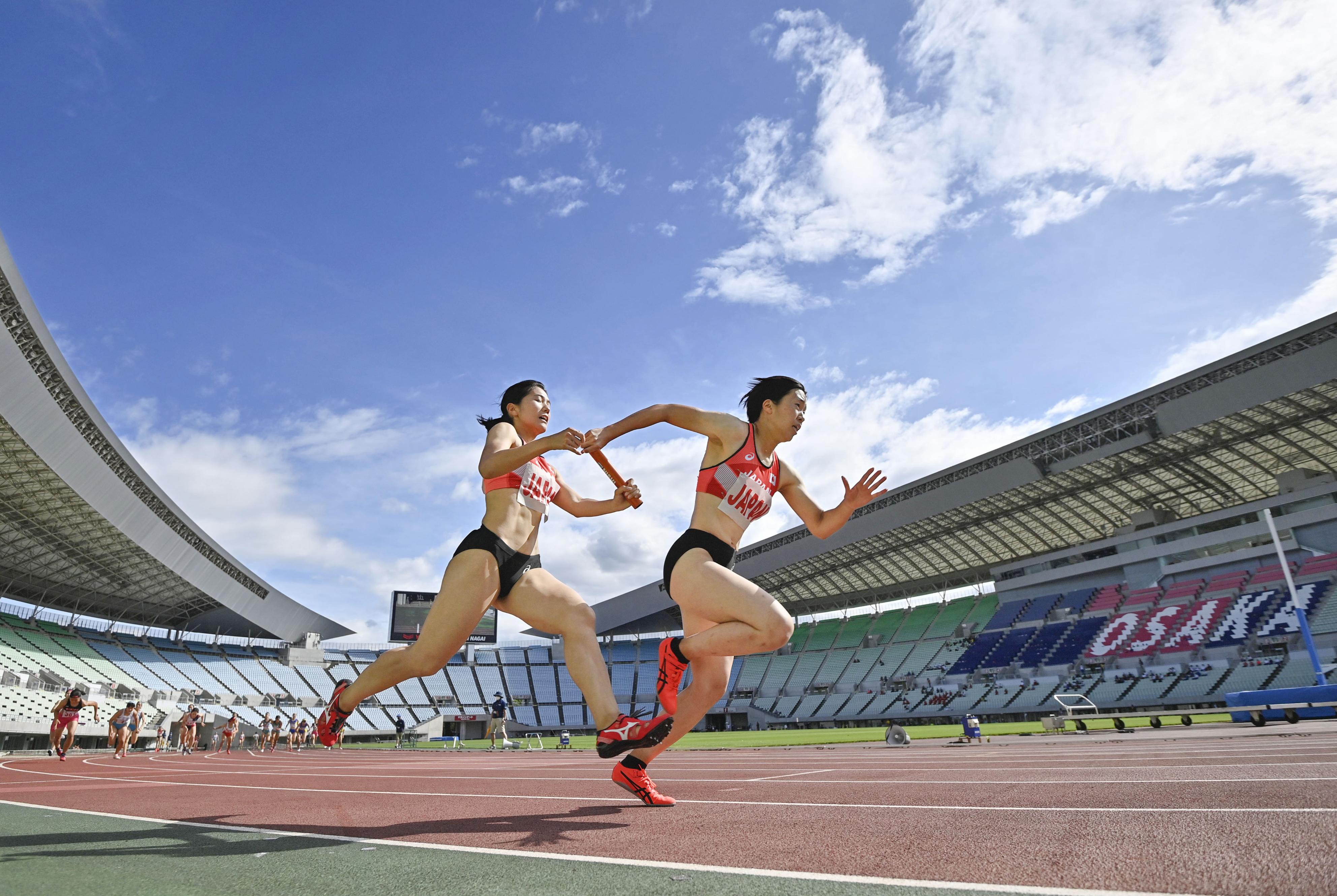 女子４００メートルリレーは４４秒２８ 五輪前最後の実戦 陸上 サンスポ