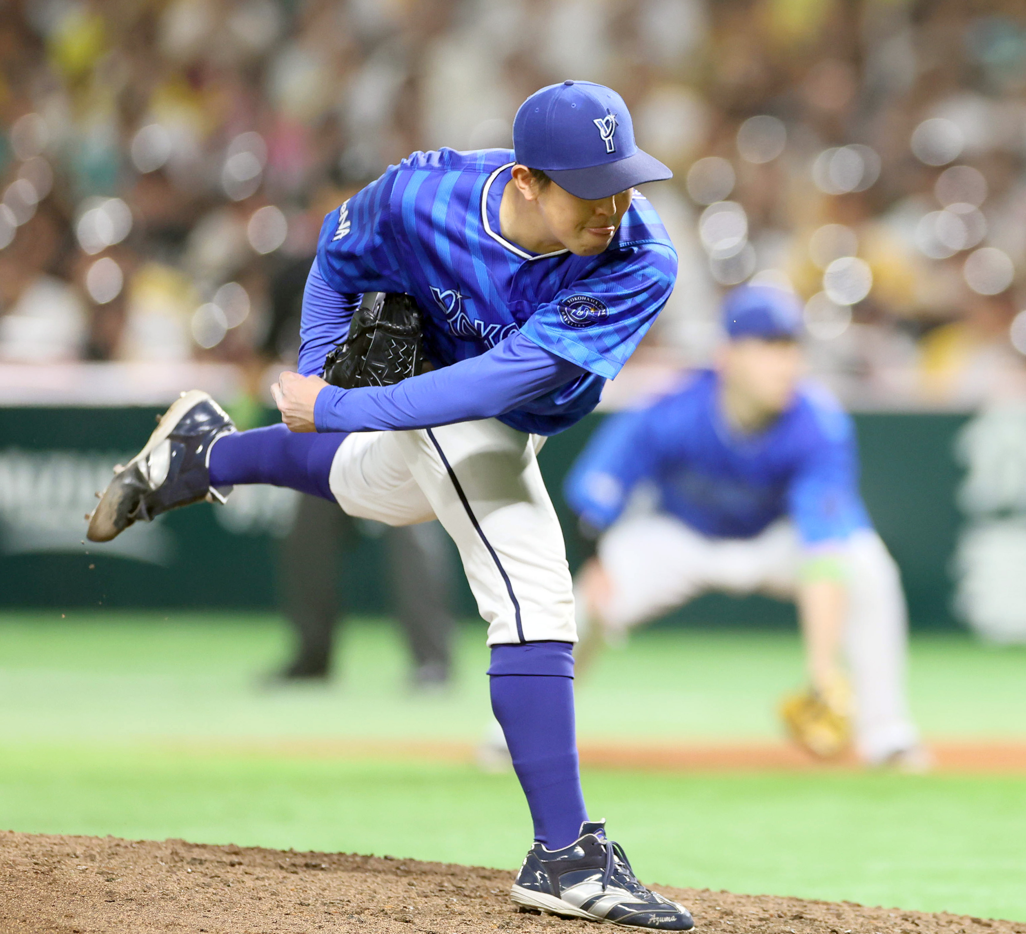 DeNA・東克樹が7回1失点、105球で降板 左太もも裏肉離れからの復帰登板