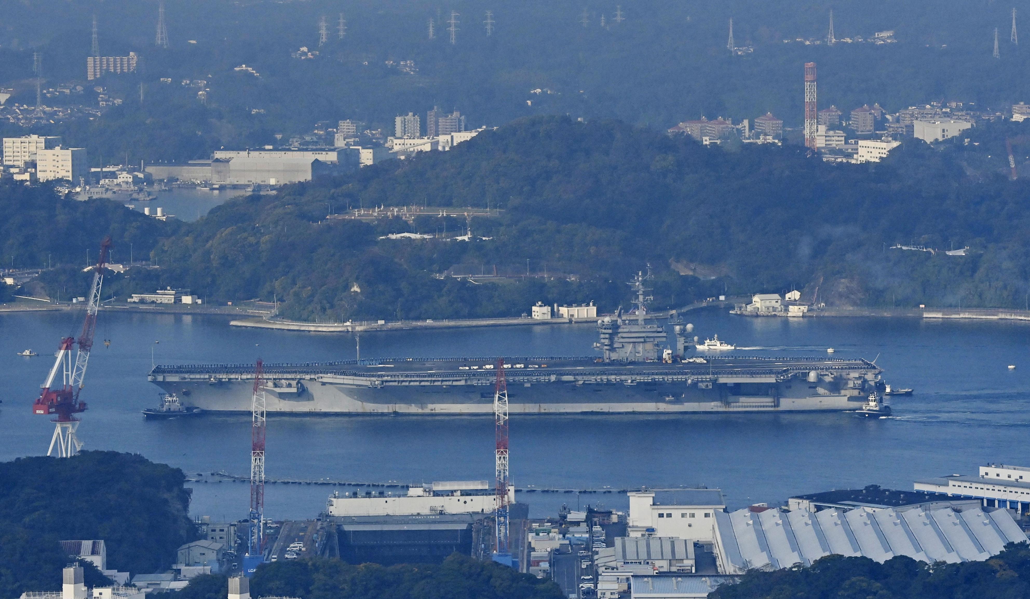 G・ワシントン横須賀入港 米原子力空母、2度目配備 - 産経ニュース