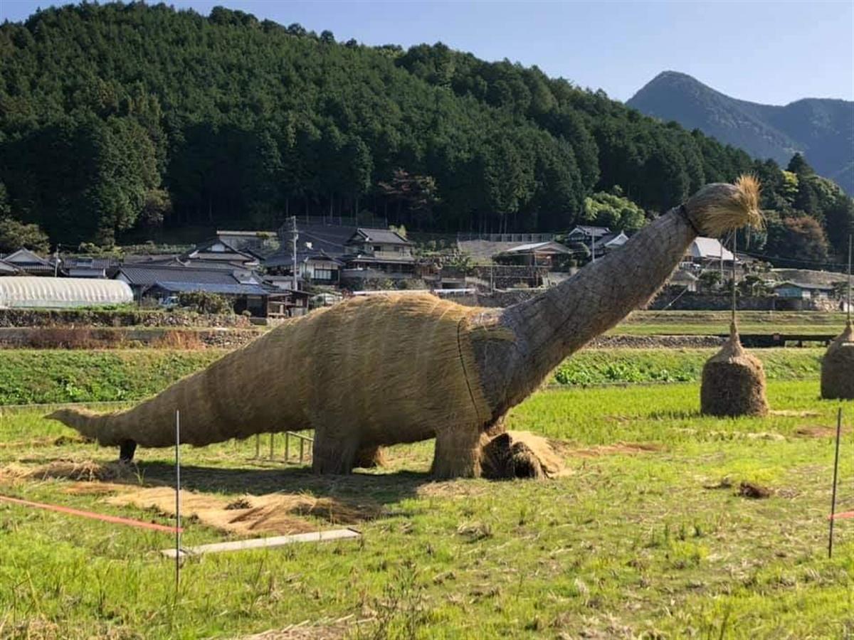 農村に映える恐竜アート 動物園にはゾウとクマが登場 1 2ページ 産経ニュース