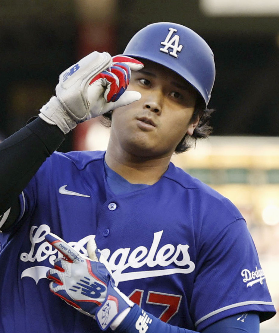 大谷翔平は第1打席に17号ソロ…先頭打者アーチ今季6本目、岡本和真も17