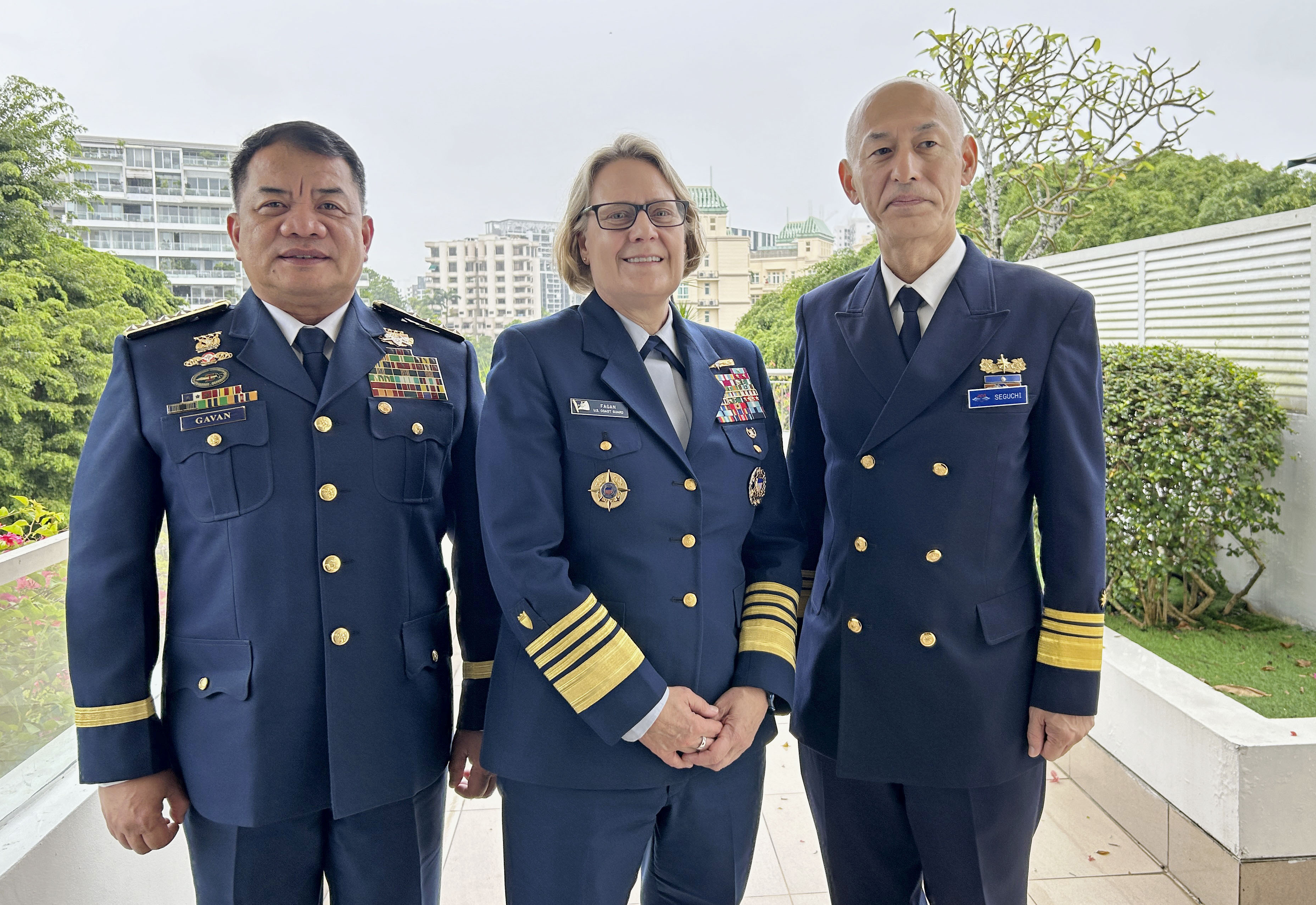日米比の沿岸警備隊幹部らが3者会談 中国の外国人拘束新法令へ