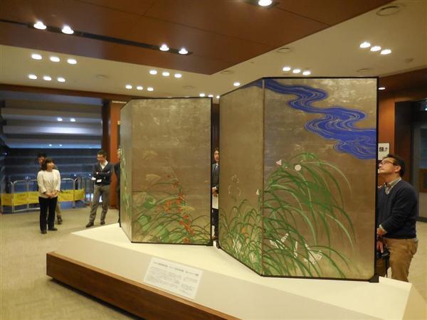 これが元の姿！光琳「風神雷神図」と抱一「夏秋草図」、表裏一体屏風の