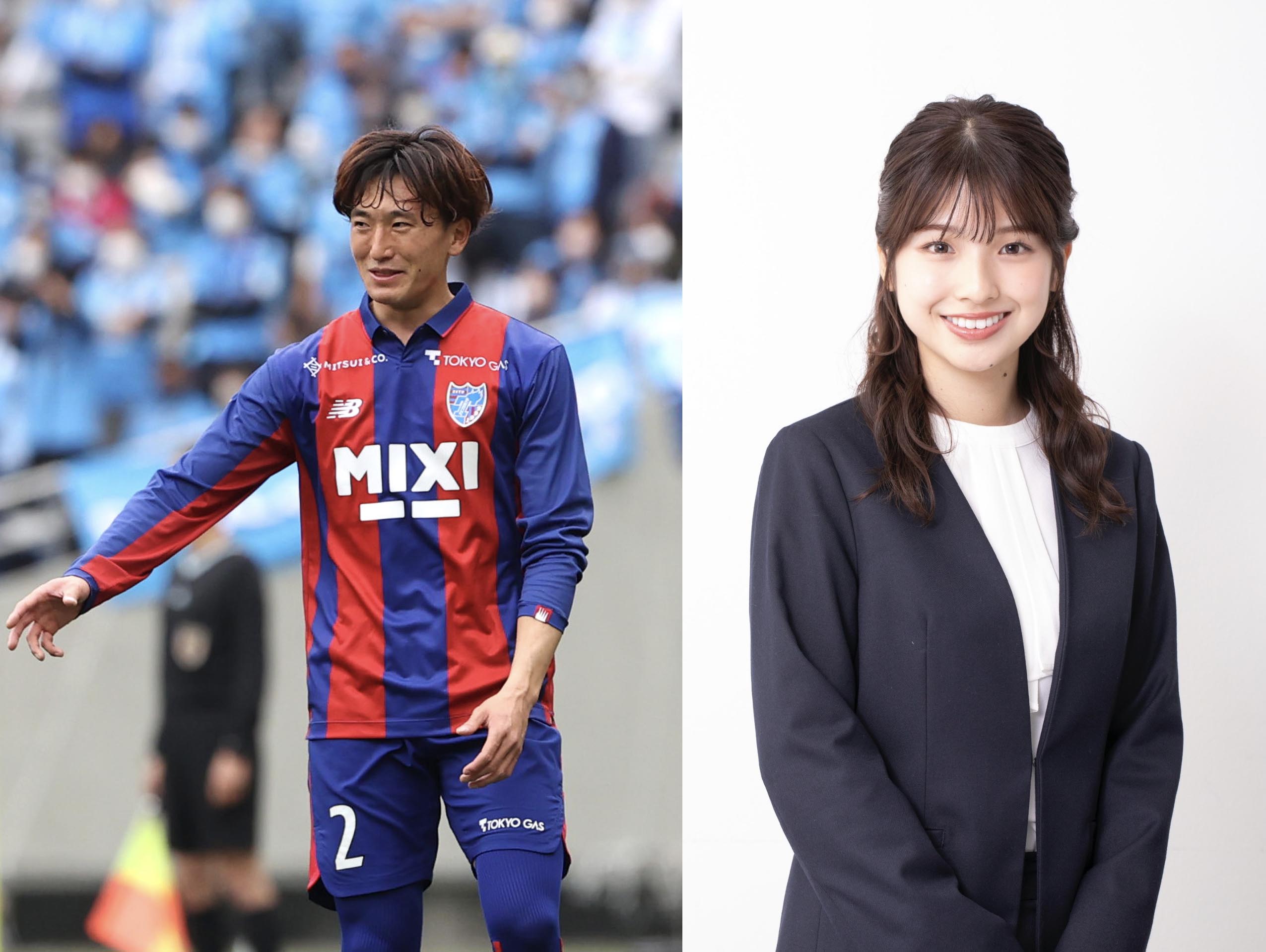 カンテレの舘山聖奈アナとＦＣ東京ＤＦ中村帆高が結婚 - サンスポ