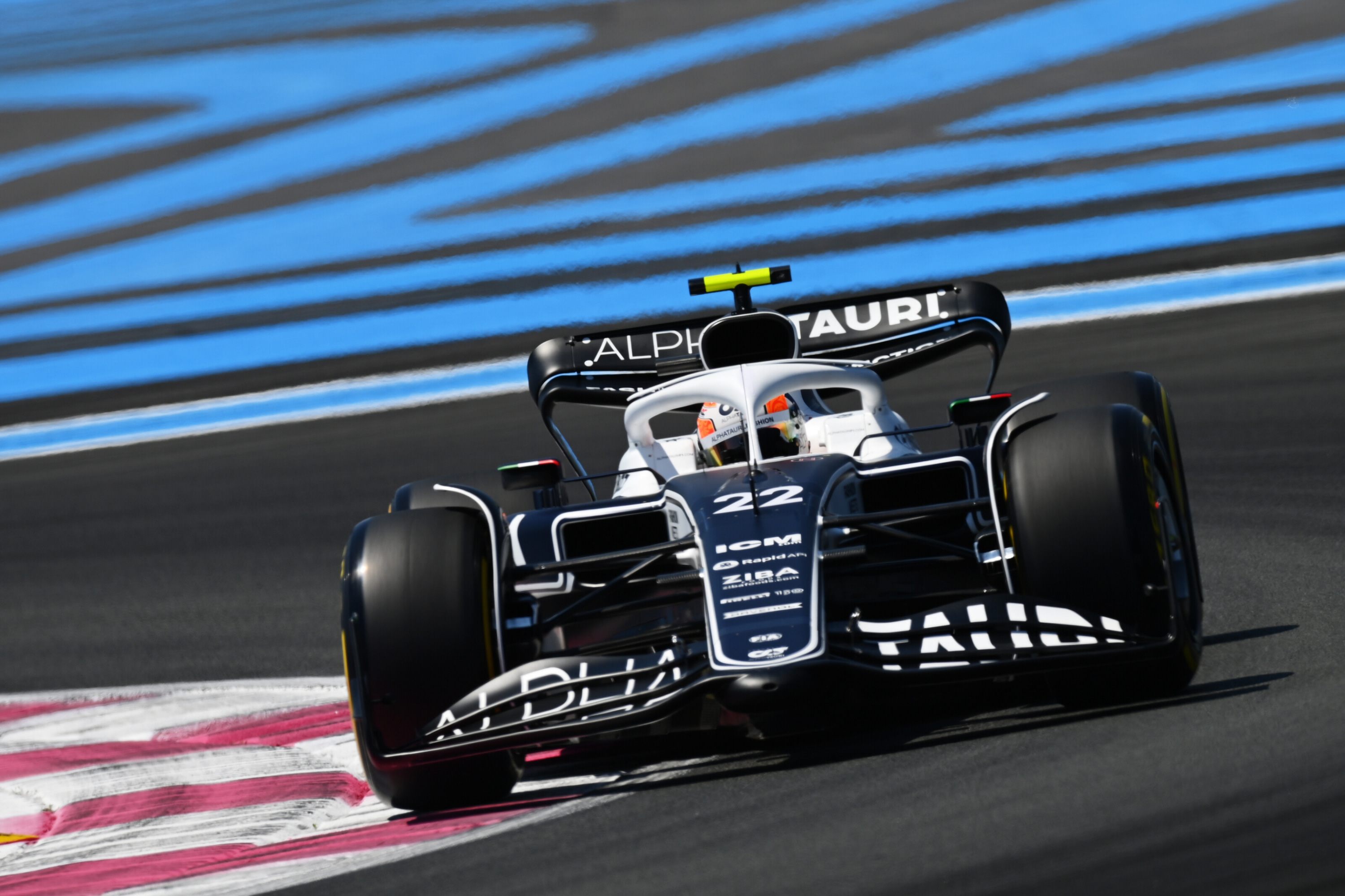 角田裕毅１８番手 ルクレール最速 フリー走行１回目 フランスｇｐ サンスポ