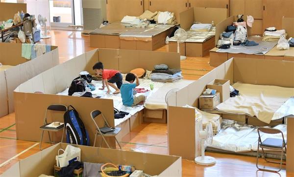 避難所 構造 段ボールベッド 避難所生活にも役立つ 5分で組み立て可能