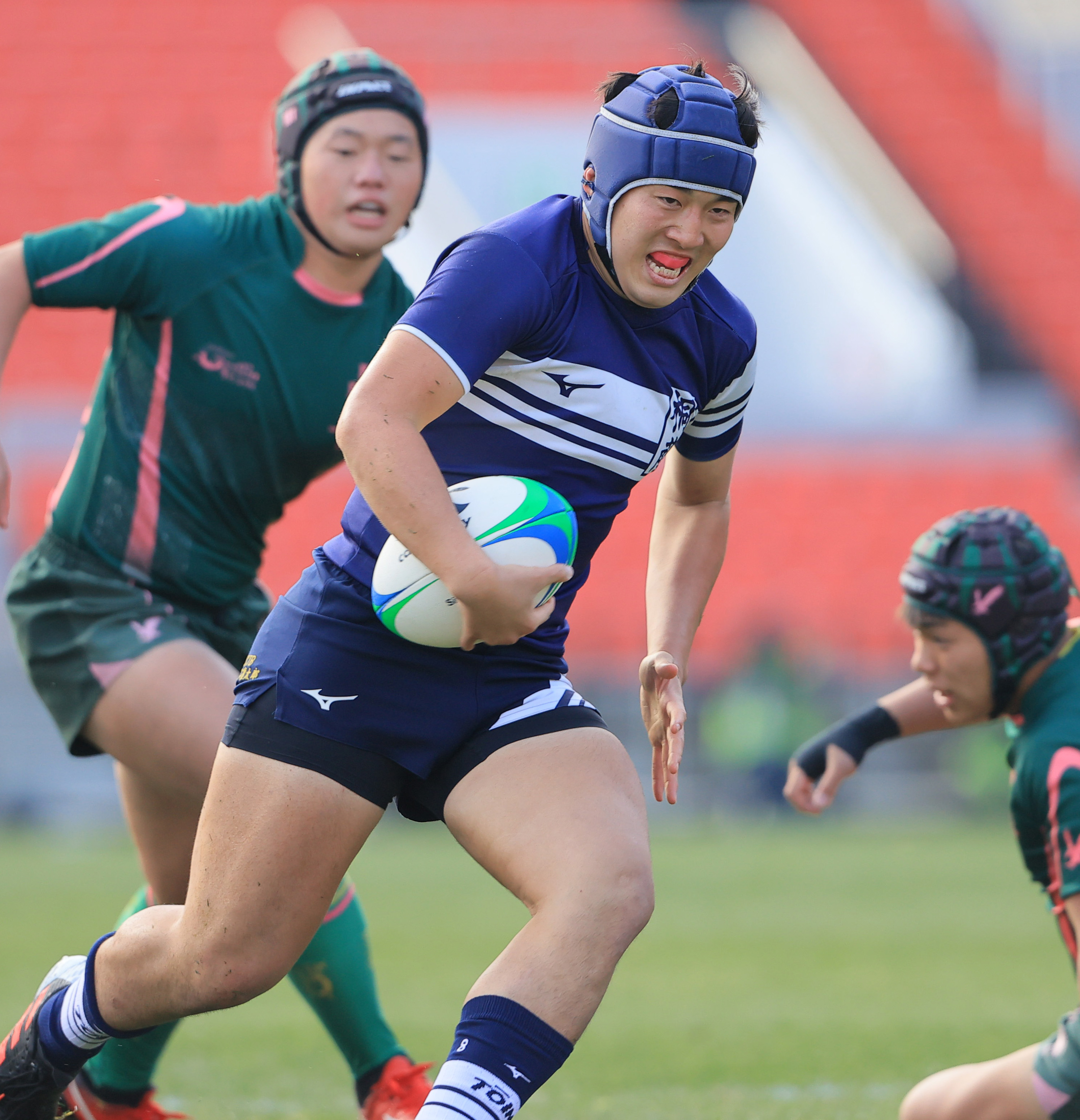 桐蔭学園ラグビー部 試合用短パン 55期 貫 sizeXO 高校ラグビー】桐蔭