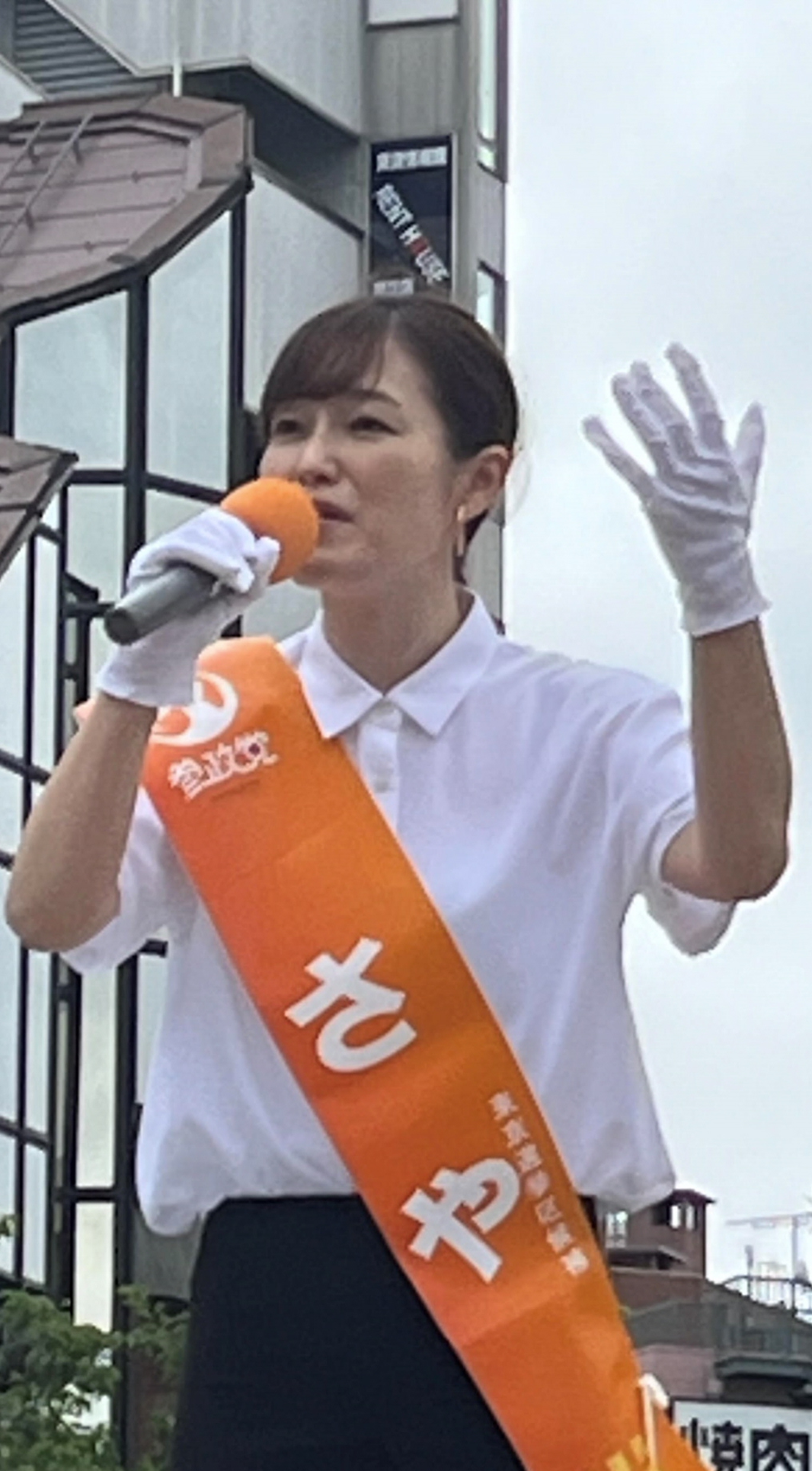 参政・さや氏「日本人ファースト掲げ」 参院選東京選挙区・候補者演説