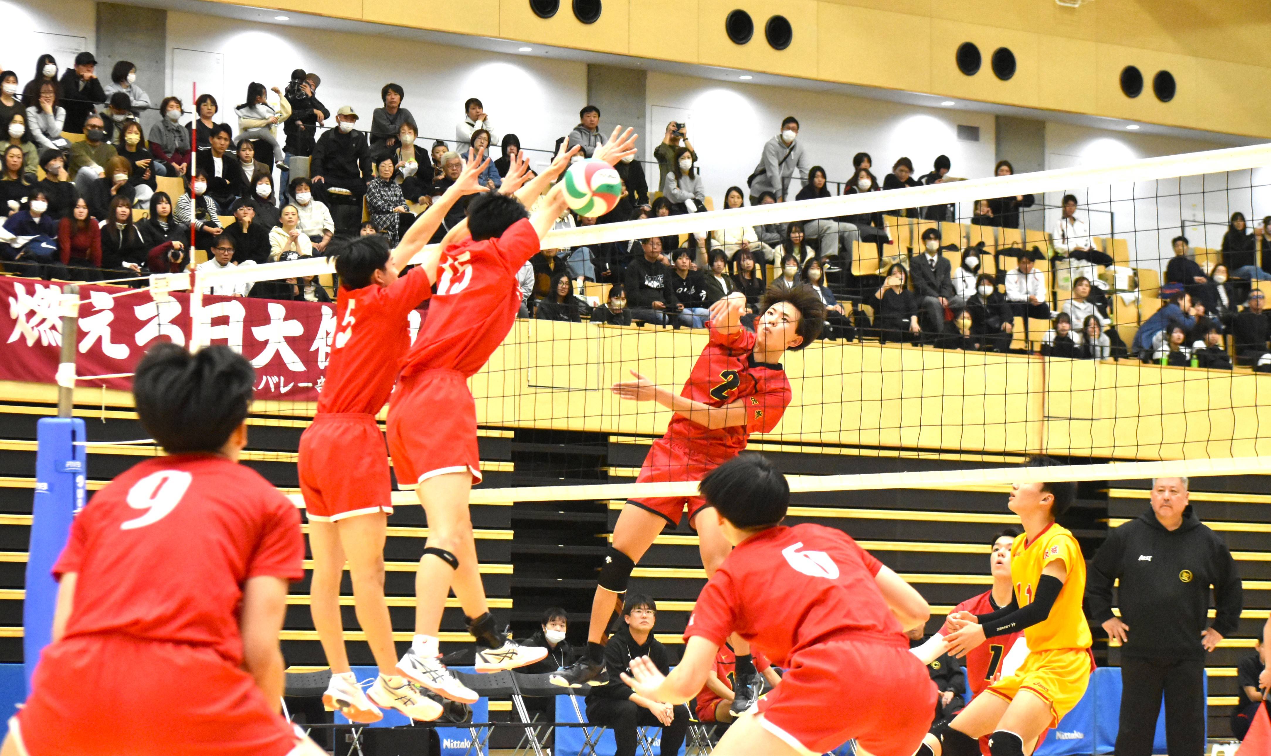 春高バレー茨城県予選 土浦日大が男女で全国へ 勝田工、食い下がるも