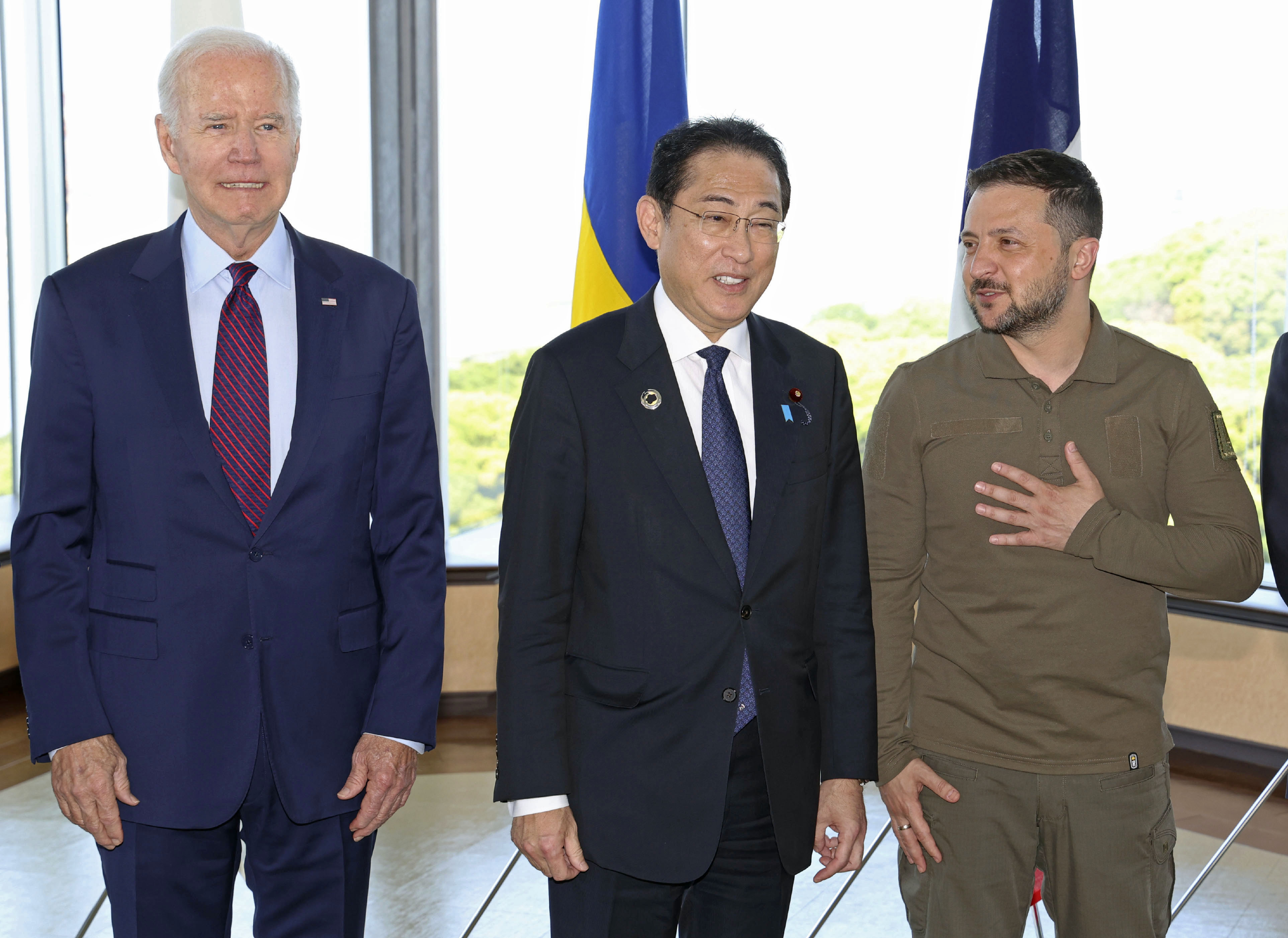 動画】【フォト＆動画】ゼレンスキー氏G7参加 強い存在感、笑顔も