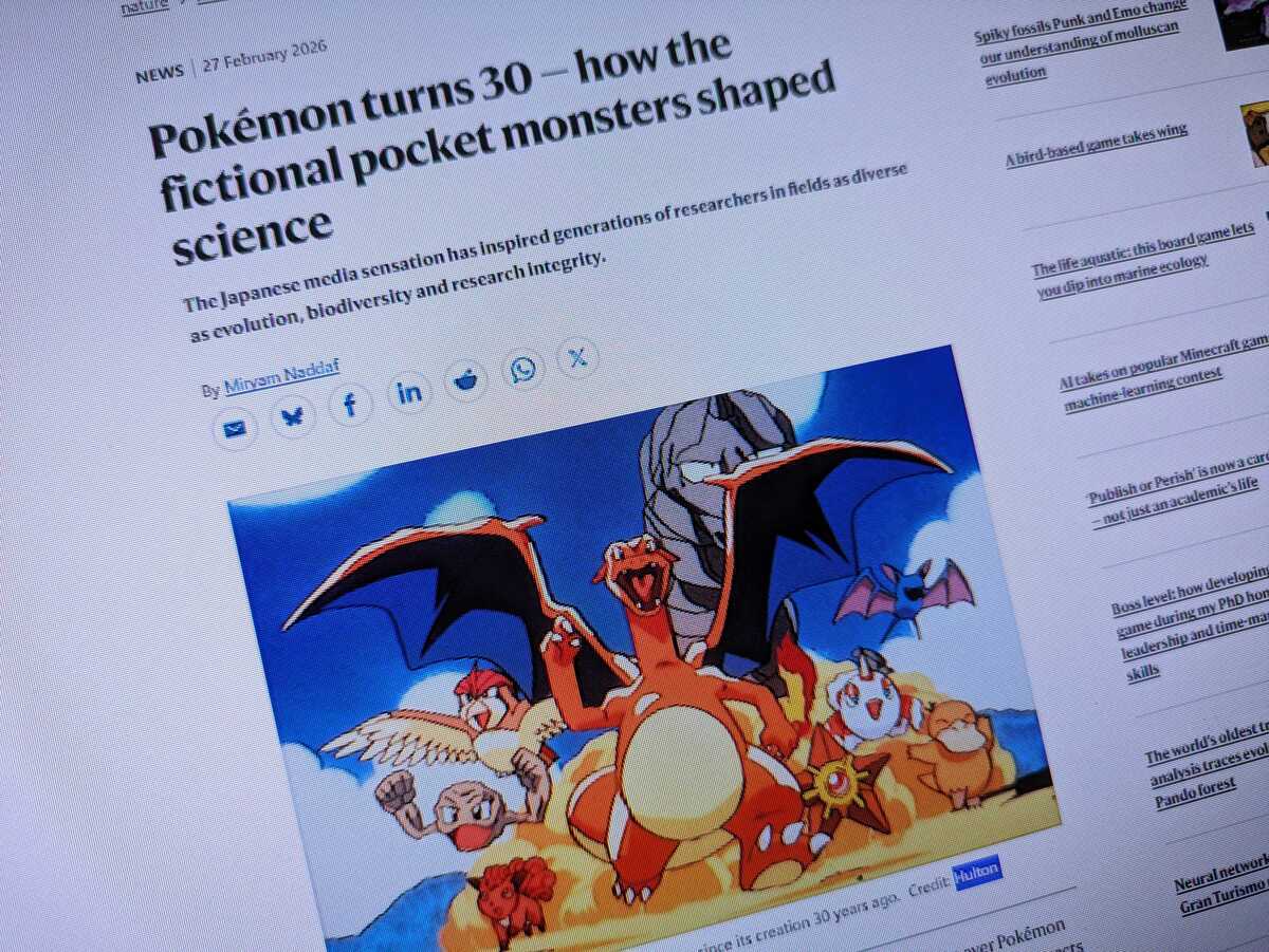 ポケモンが科学界に多大な影響 新種命名、粗悪誌告発…英誌ネイチャーが