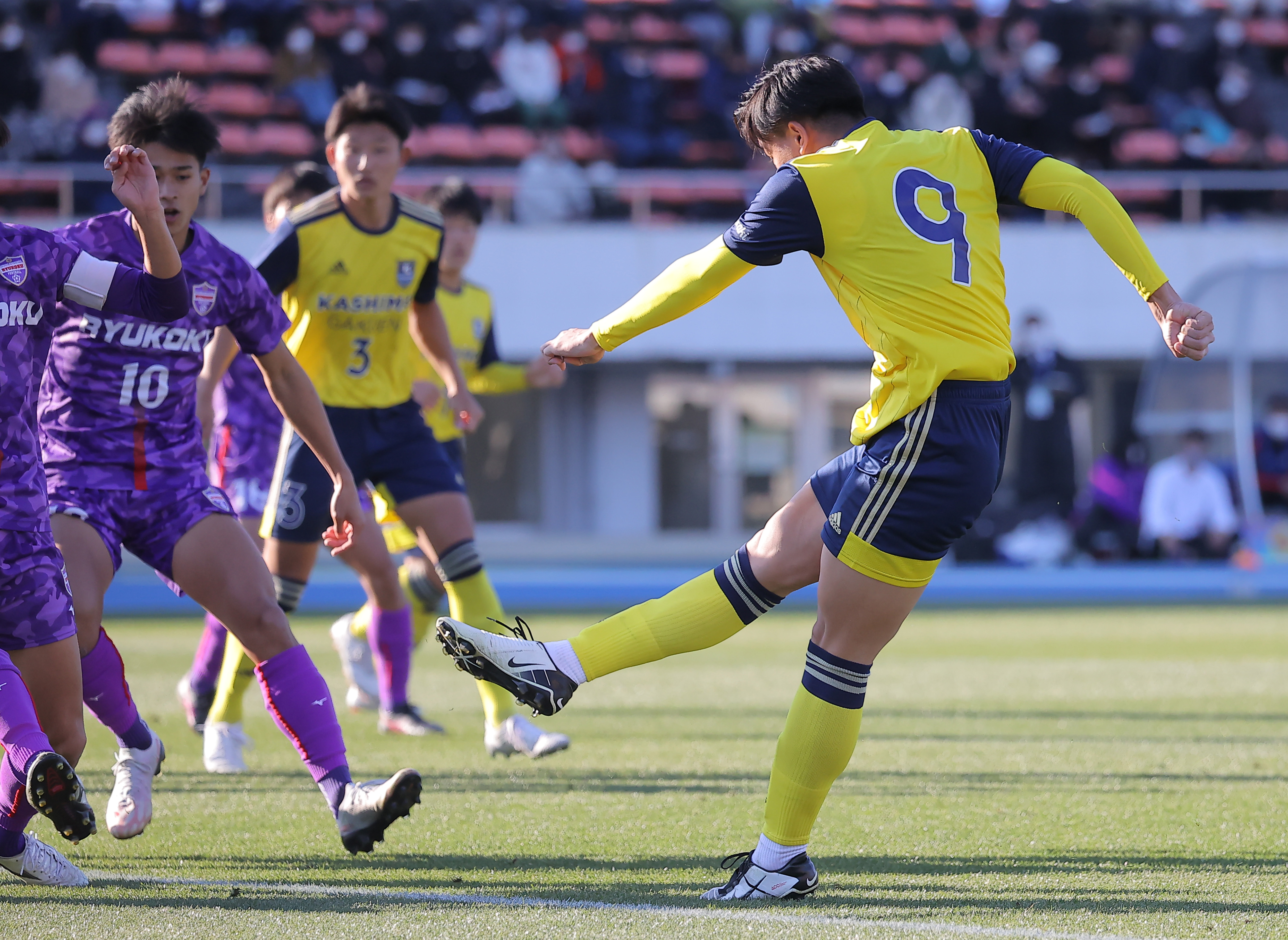 鹿島学園が苦しみながらも初戦突破 序盤の２得点で逃げ切る／高校