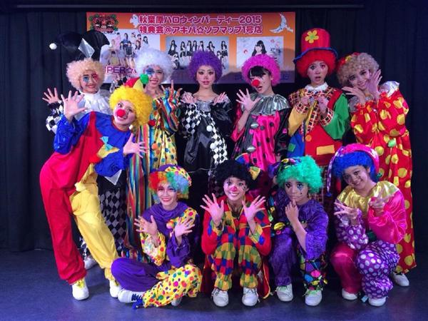 アイドル日記】血みどろ、ピエロ…アキバでハロウィン、気合いメイクで