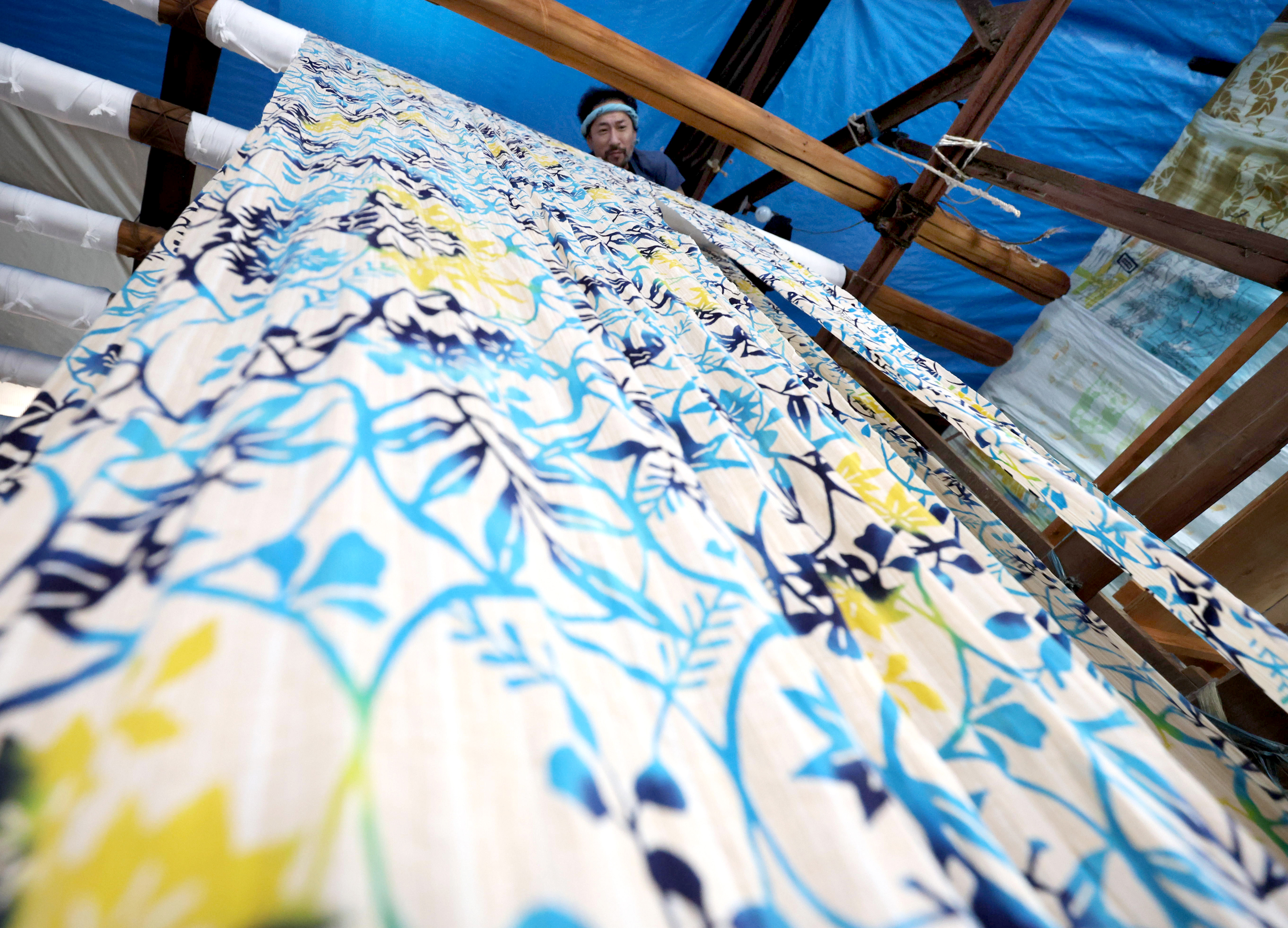 有名な竺仙の生地 竺仙｜浴衣（ゆかた）天保13年創業の呉服屋