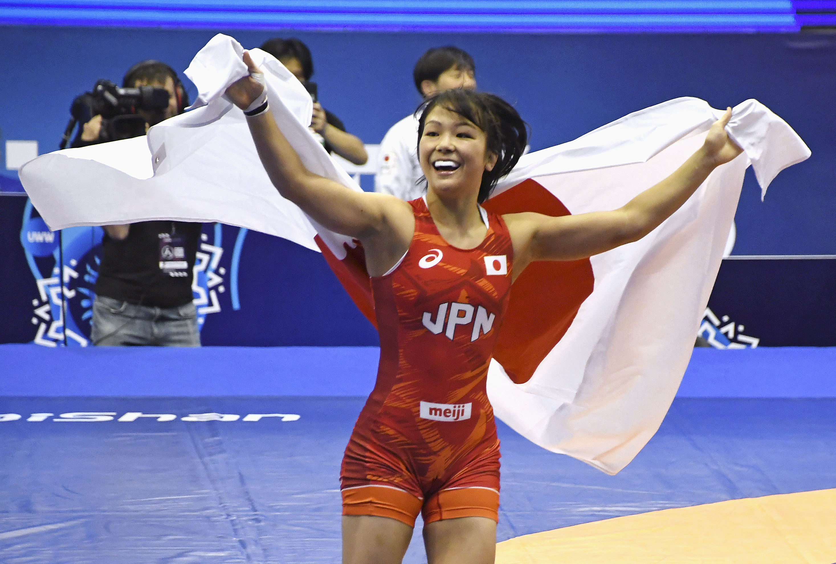 藤波朱理が57キロ級V、145連勝「本当にほっとした」 U23世界選手権 [入手