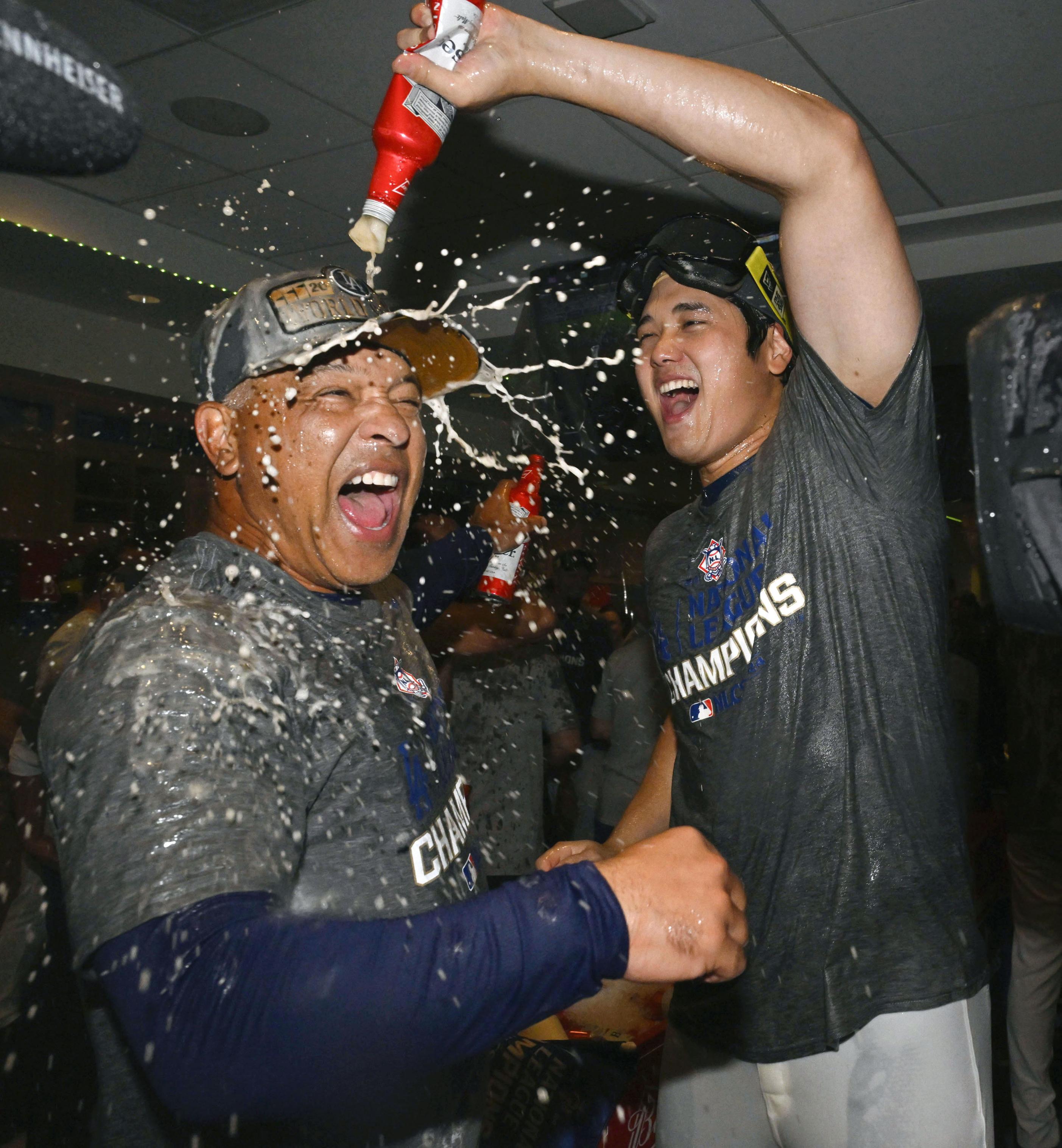 MLB】大谷翔平「やっときたな」 ドジャースがナ・リーグ制覇 さぁWS初 