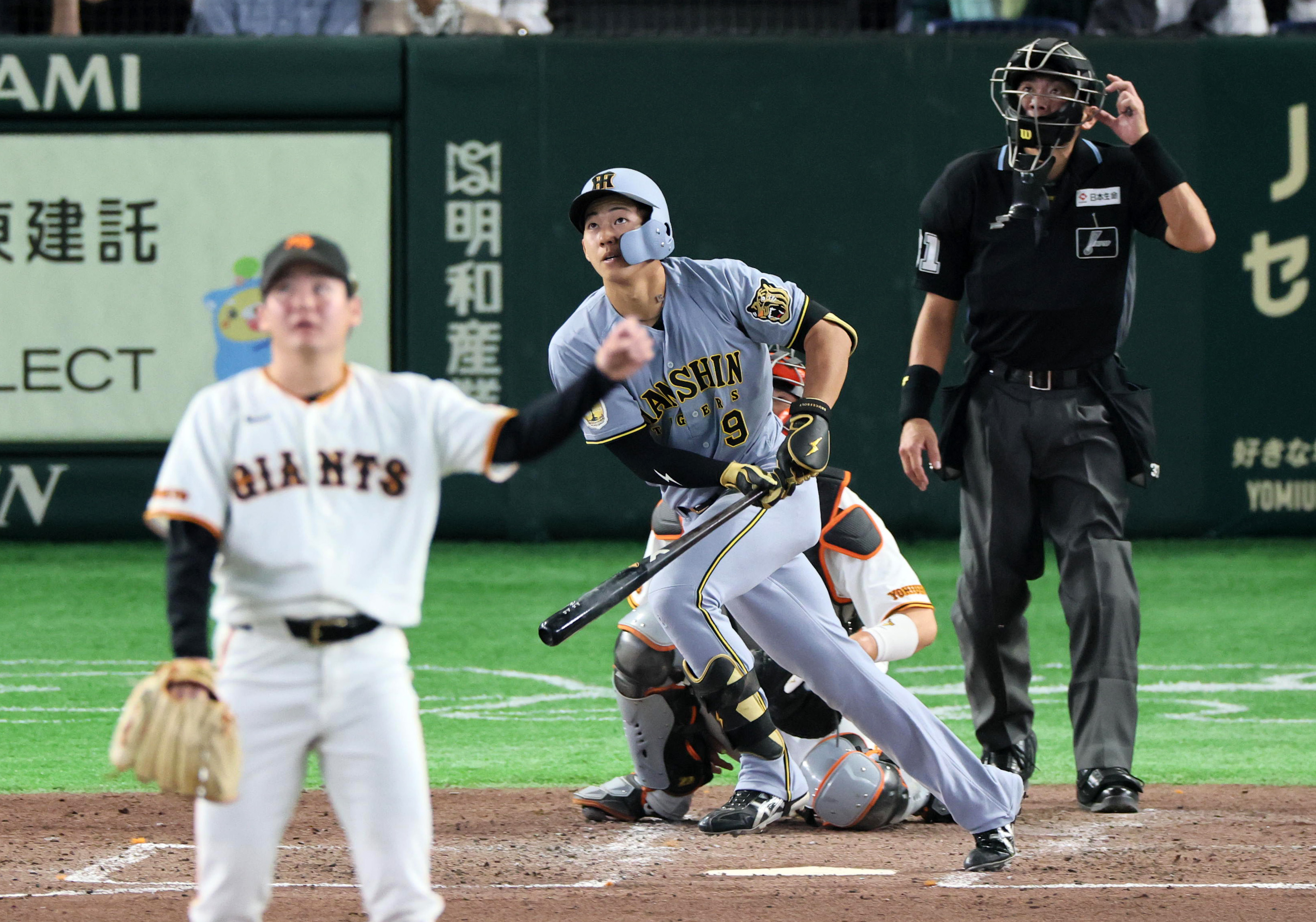 阪神D1位・立石正広がプロ初アーチ！逆方向への一発で球団新記録の
