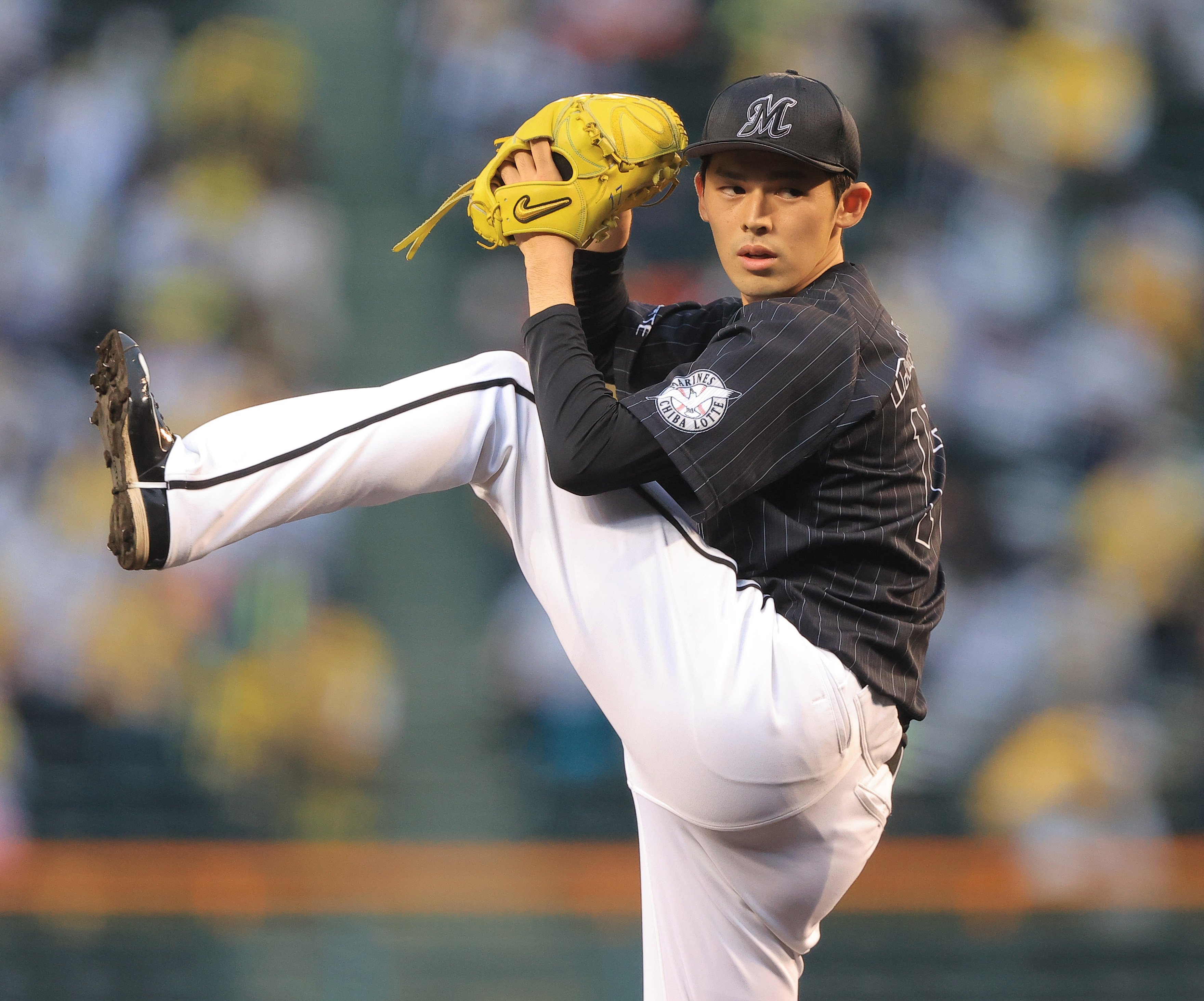 カメラマン日記】ロッテ・佐々木朗希投手がプロ初勝利「甲子園の雰囲気