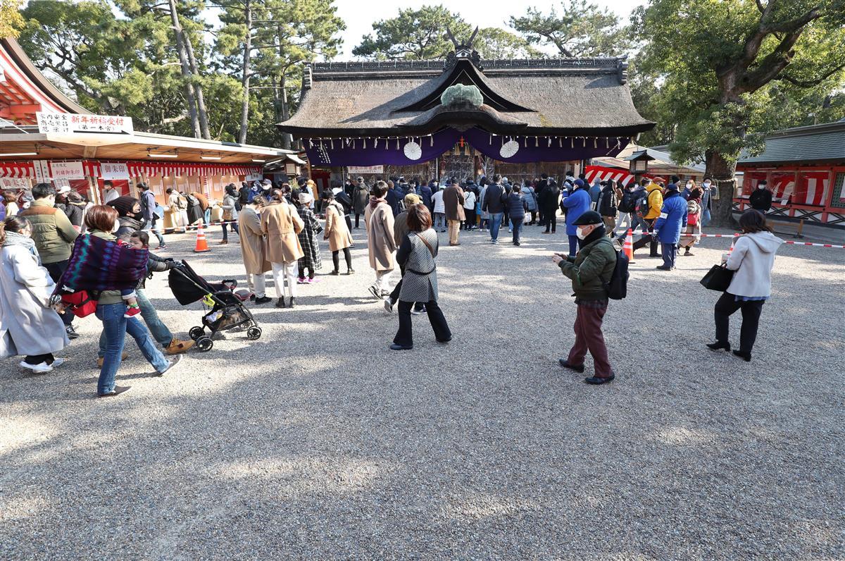 コロナ禍の初詣 住吉大社も人出は少なめ 産経ニュース